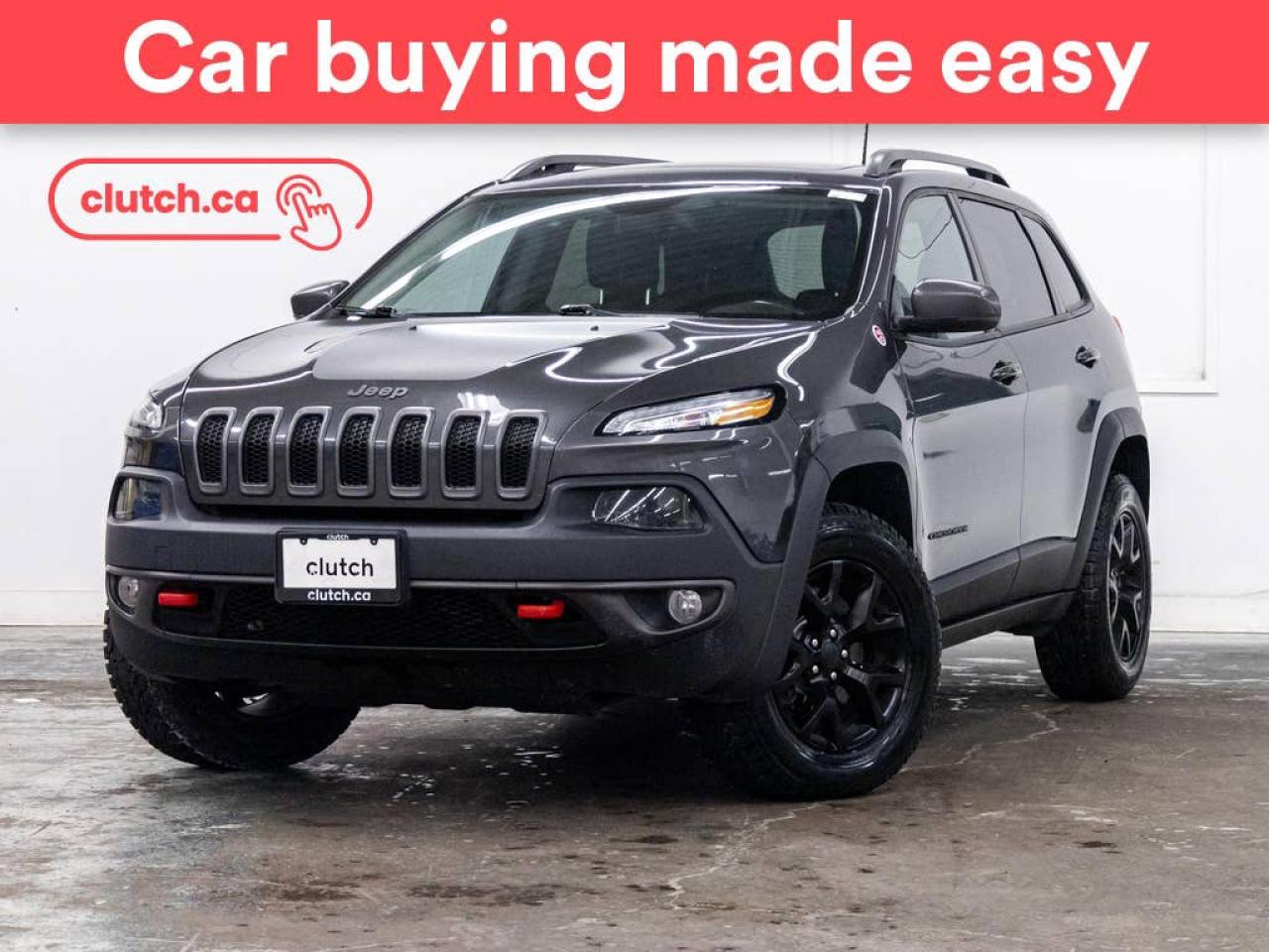 Used 2017 Jeep Cherokee Trailhawk 4x4 w/ Nav, Panoramic Moonroof, Heated Front Seats for sale in Toronto, ON