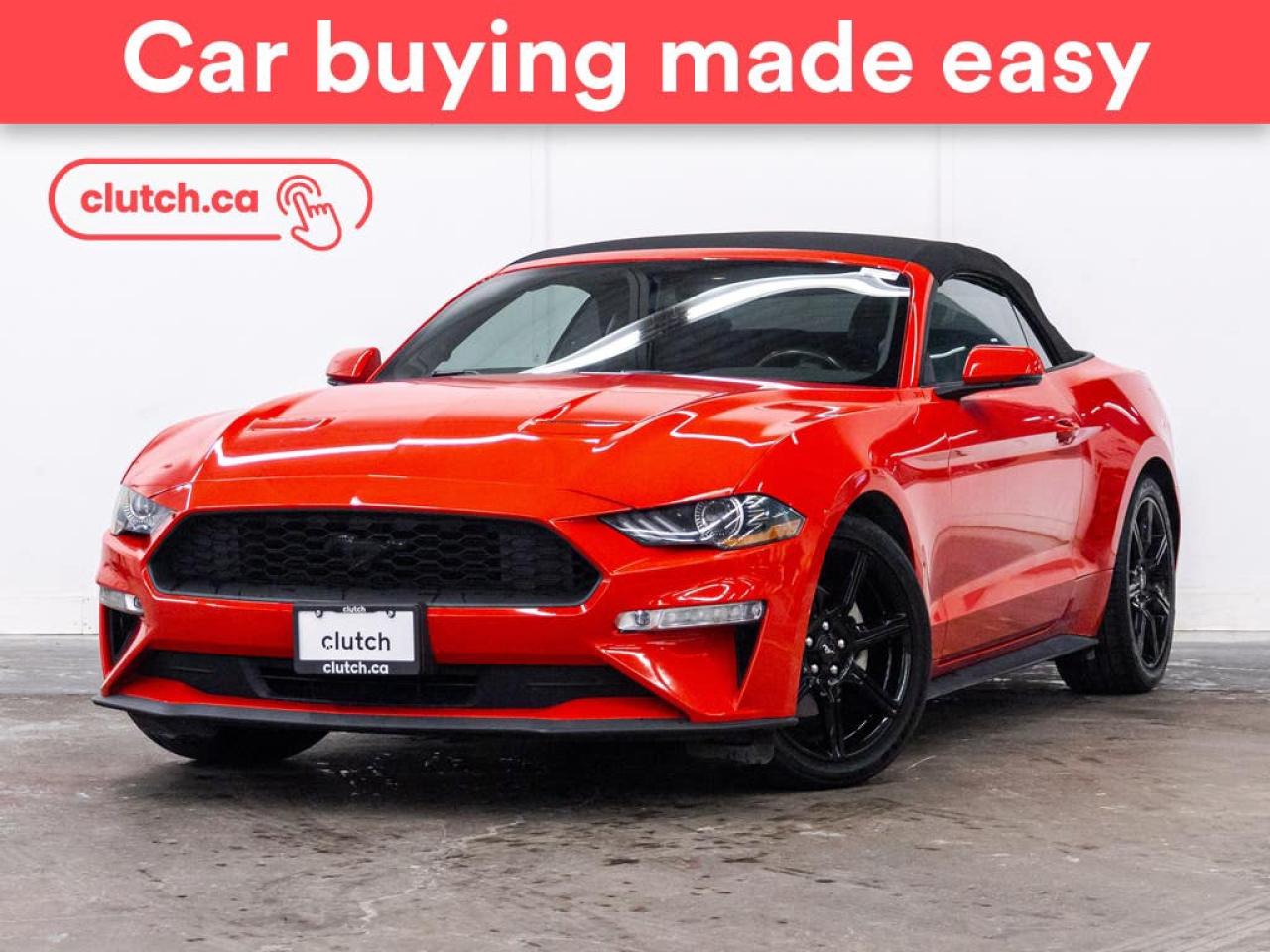 Used 2019 Ford Mustang Ecoboost Premium Convertible  w/Apple CarPlay & Android Auto, Heated Front Seats, Backup Cam for sale in Toronto, ON