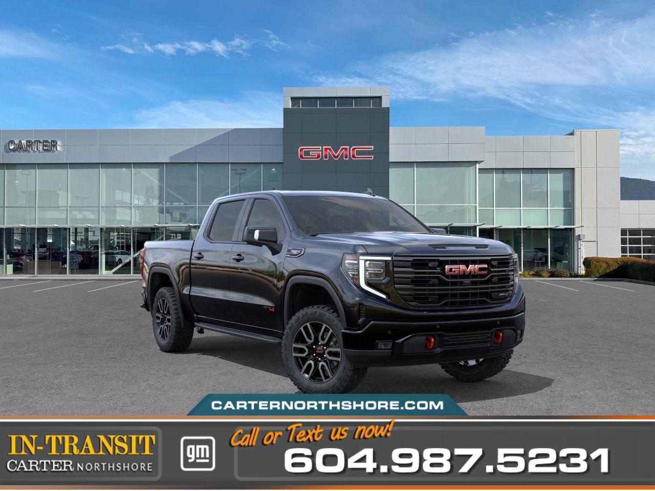 New 2026 GMC Sierra 1500 AT4 4WD | Alum Wheels/Pwr Sunroof/Driver Assist for sale in North Vancouver, BC