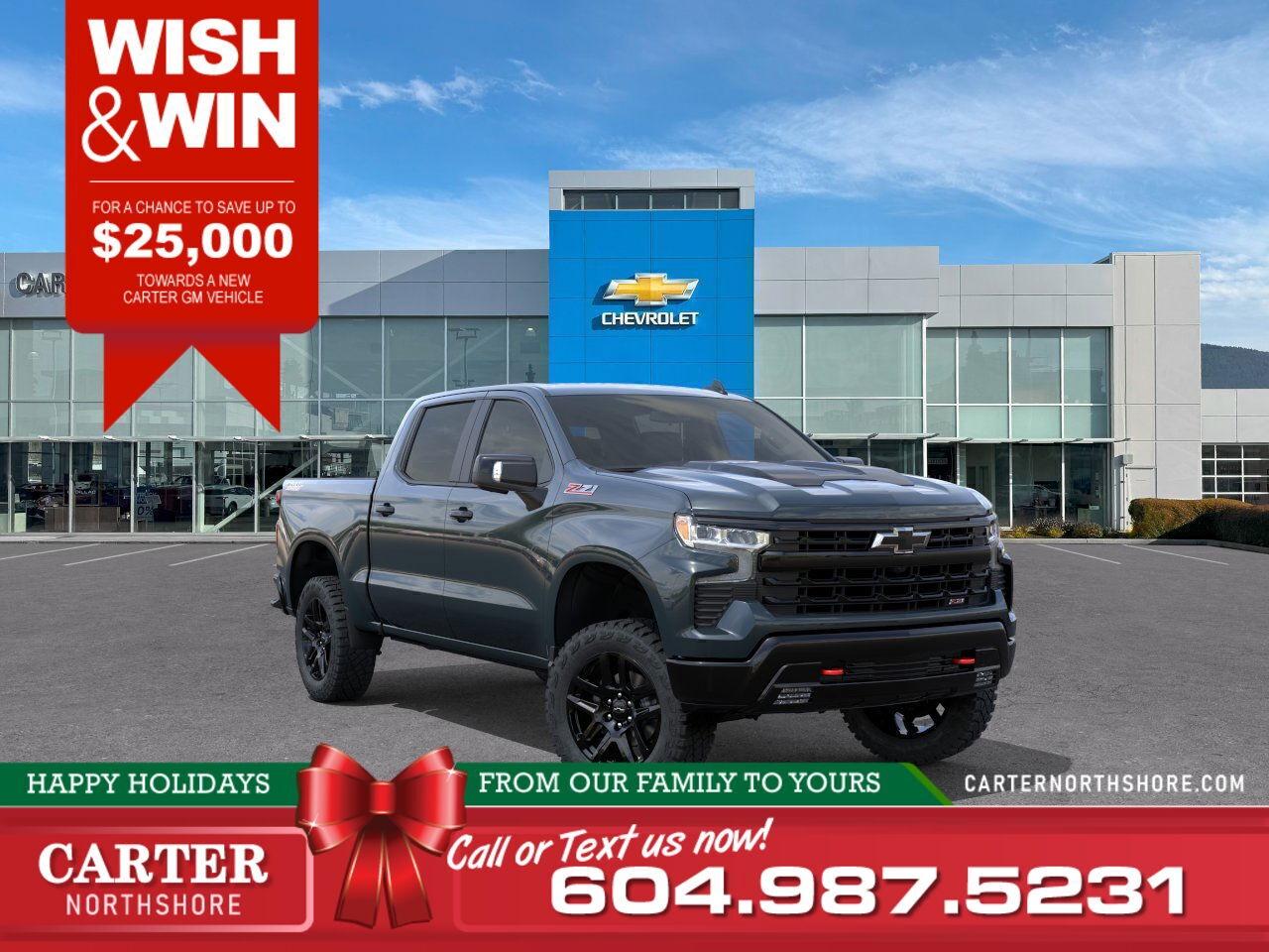 New 2026 Chevrolet Silverado 1500 1LT 4WD | WISH & WIN - SAVE UP TO $25,000! for sale in North Vancouver, BC