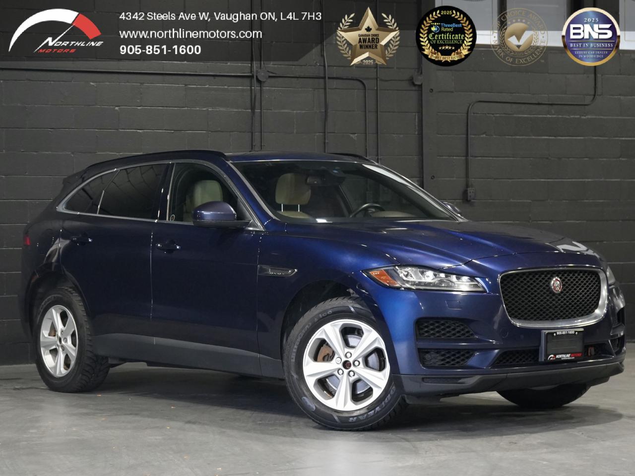 Used 2017 Jaguar F-PACE Prestige/PANO/CARPLAY/MERIDIAN/NO ACCIDENT/LOW KM for sale in Vaughan, ON