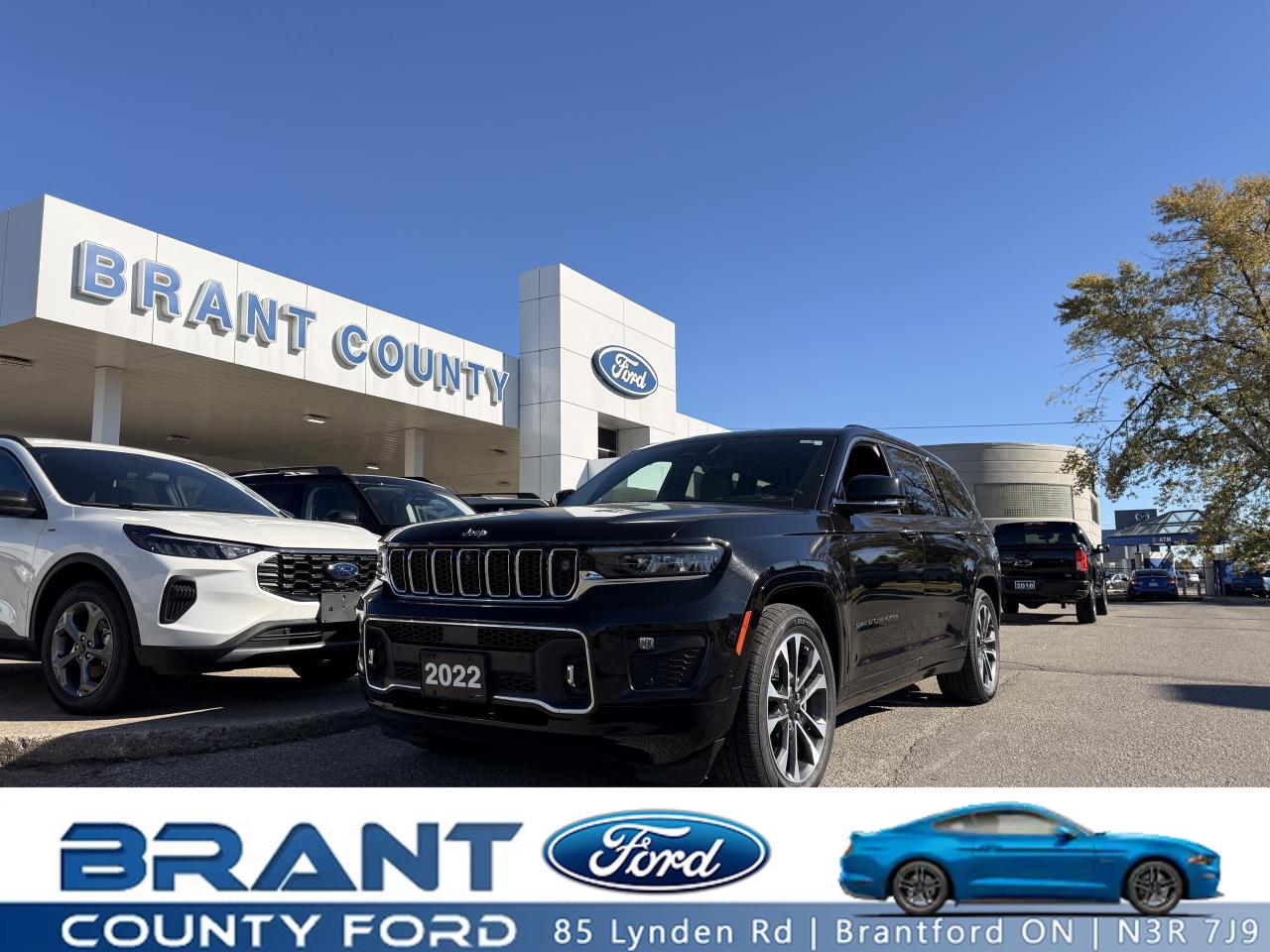 Used 2022 Jeep Grand Cherokee L Overland for sale in Brantford, ON