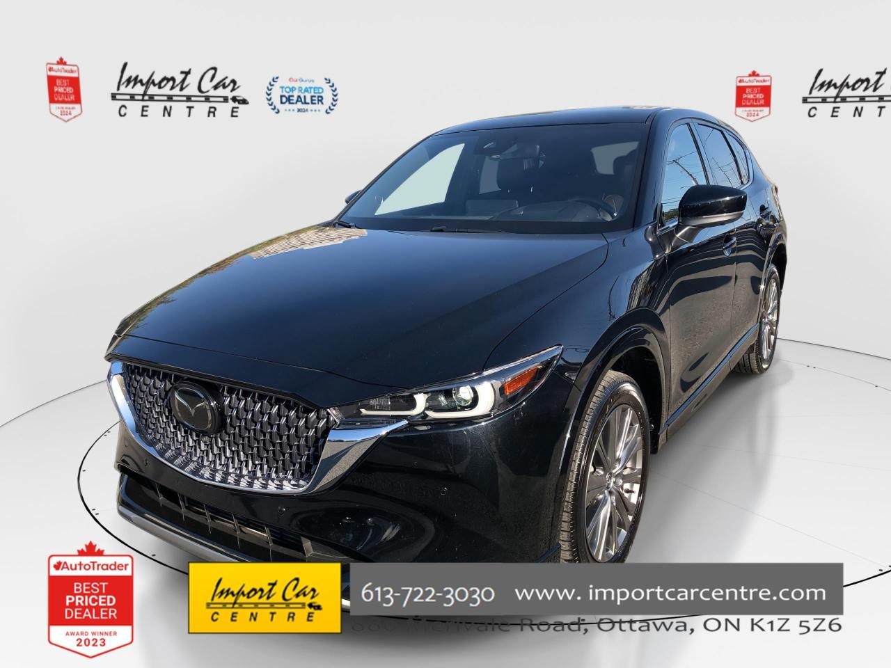 Used 2025 Mazda CX-5 Signature LIKE NEW!!  LEATHER, NAVI, ROOF, HTD.& V for sale in Ottawa, ON