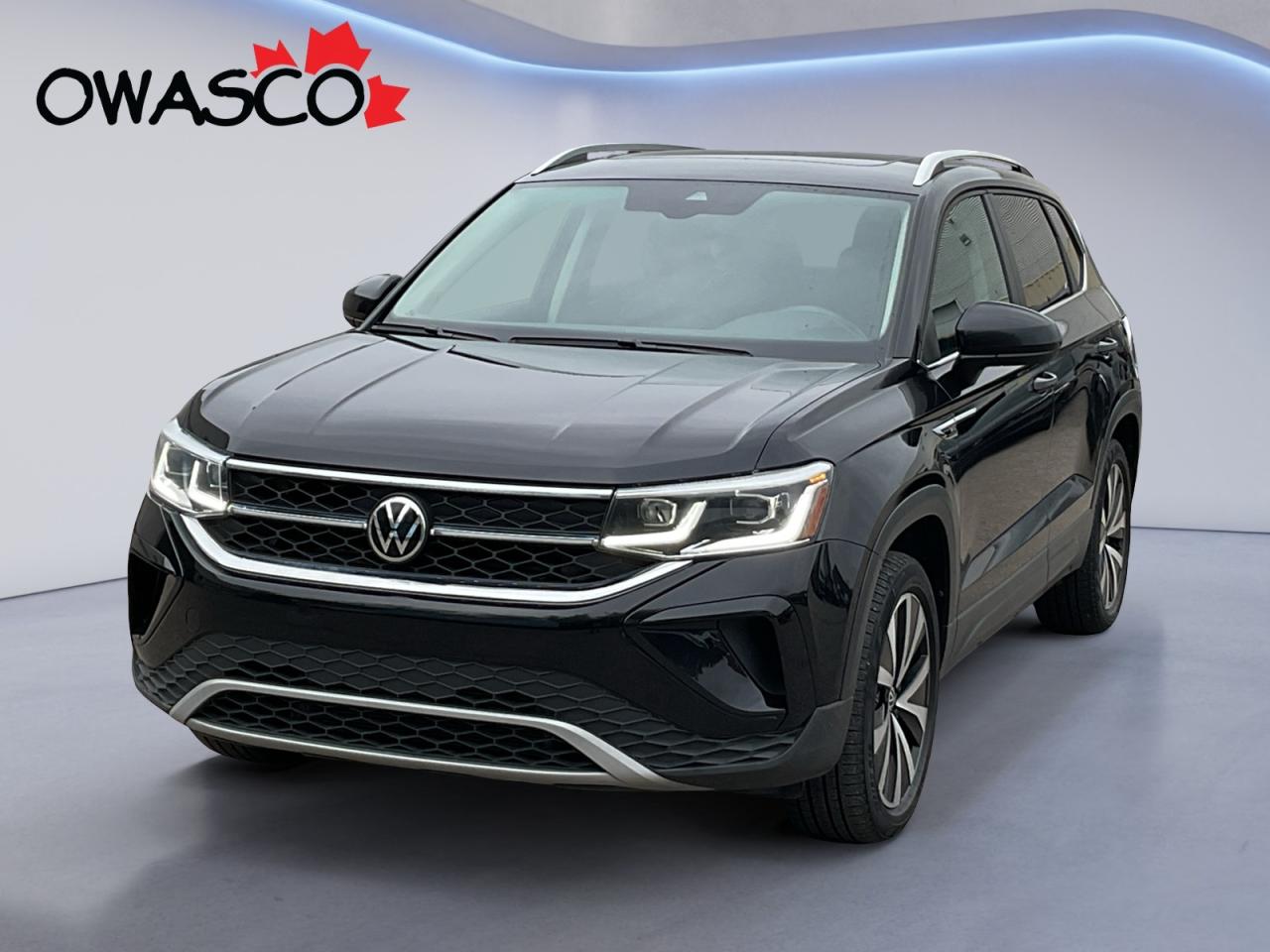 Used 2022 Volkswagen Taos 1.5L Execline! One Owner! Off Lease! Leather! for sale in Whitby, ON
