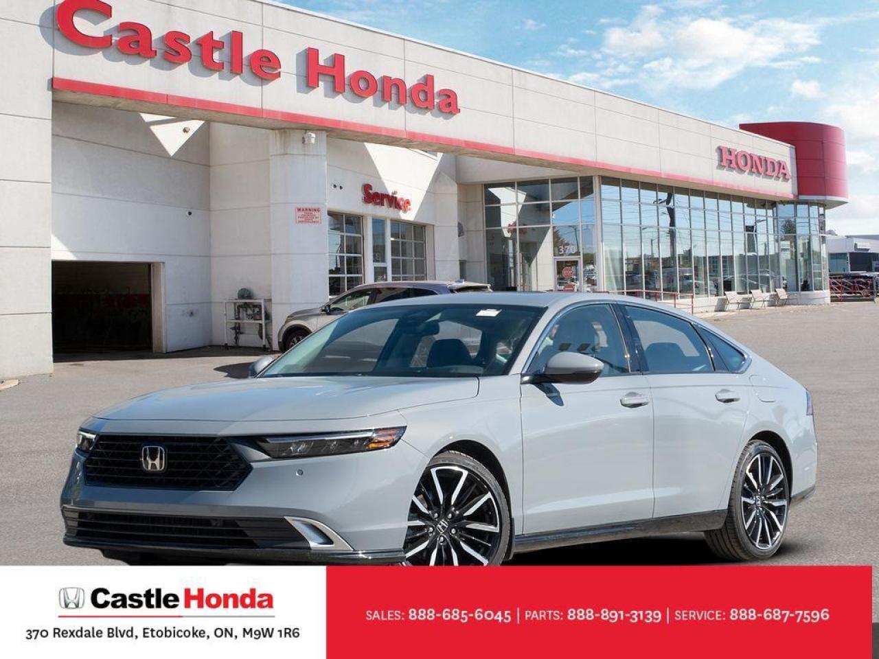 Safety Inspected, 2.0L I4 DOHC 16V, AM/FM radio: SiriusXM, Apple CarPlay/Android Auto, Exterior Parking Camera Rear, Forward collision: Collision Mitigation Braking System (CMBS) + FCW mitigation, Heads-Up Display, Heated & Ventilated Front Bucket Seats, Heated rear seats, Lane Departure Warning System, Leather-Trimmed Seating Surfaces, Memory seat, Navigation System, Panic alarm, Power moonroof, Rain sensing wipers, Remote keyless entry, Security system, Wheels: 19" Machine-Finished Aluminum Alloy. Recent Arrival!


Grey 2025 Honda Accord Hybrid Touring FWD Continuously Variable (ECVT) 2.0L I4 DOHC 16V

Home of the Lifetime Oil Change Program!

All Trade-Ins Welcome!