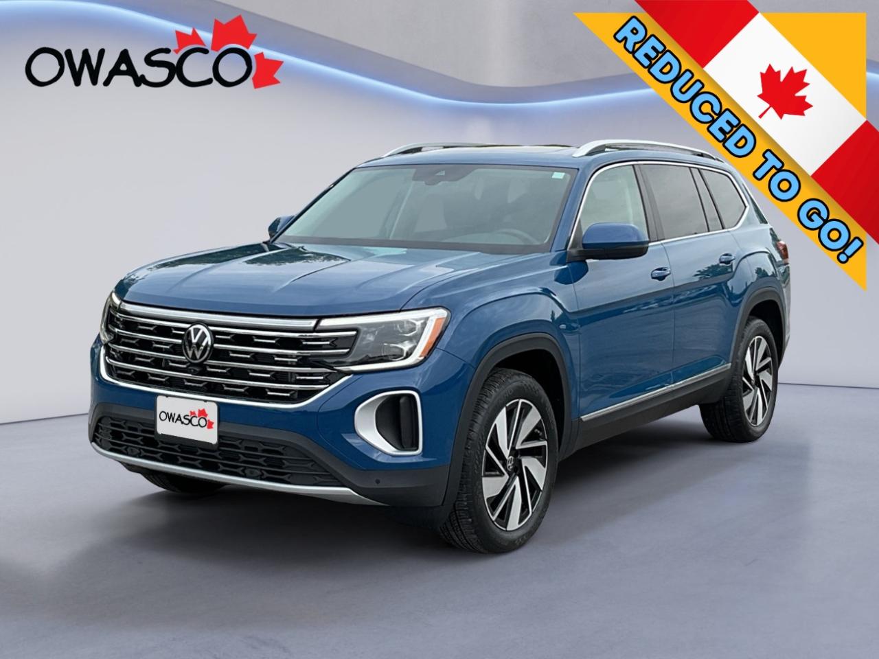 Used 2025 Volkswagen Atlas 2.0L Highline! VW Canada! Off Lease! Great KMs! for sale in Whitby, ON