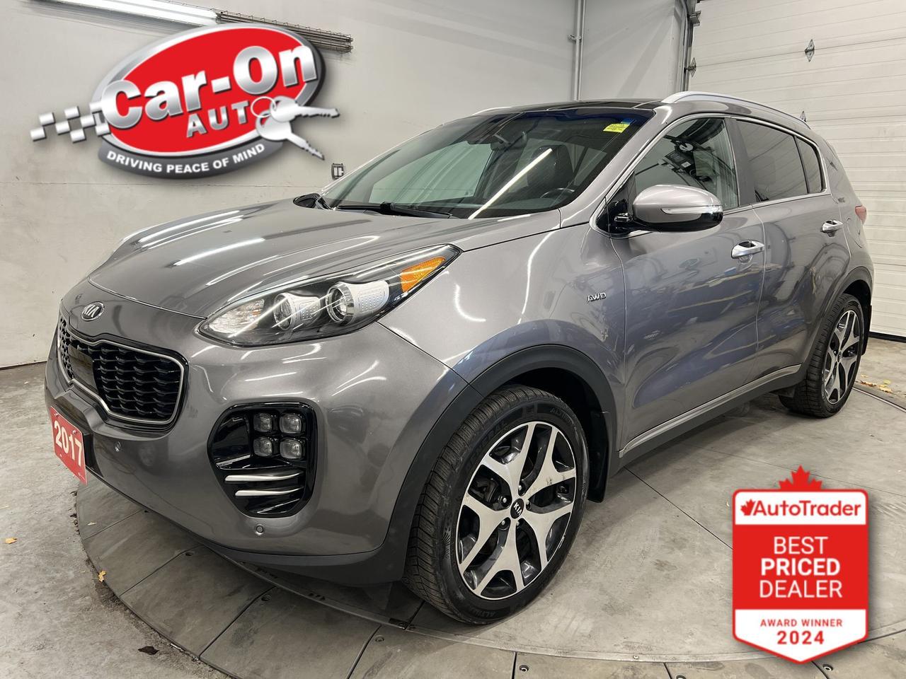 TOP OF THE LINE SX ALL-WHEEL DRIVE W/ 237HP 2.0L TURBO ENGINE!! Leather, panoramic sunroof, 19-inch alloys, 8-inch touchscreen w/ Android Auto/ Apple CarPlay, blind spot monitor, rear cross-traffic alert, pre-collision system, lane departure warning, backup camera w/ front & rear park sensors, premium Harman/ Kardon audio system, wireless charger, heated/cooled seats, heated steering, navigation, dual-zone climate control, keyless entry w/ push start, power liftgate, full power group incl. power driver & passenger seats w/ driver memory, automatic headlights, paddle shifters, auto-dimming rearview mirror, cruise control, Bluetooth, drive mode selector and Sirius XM!!