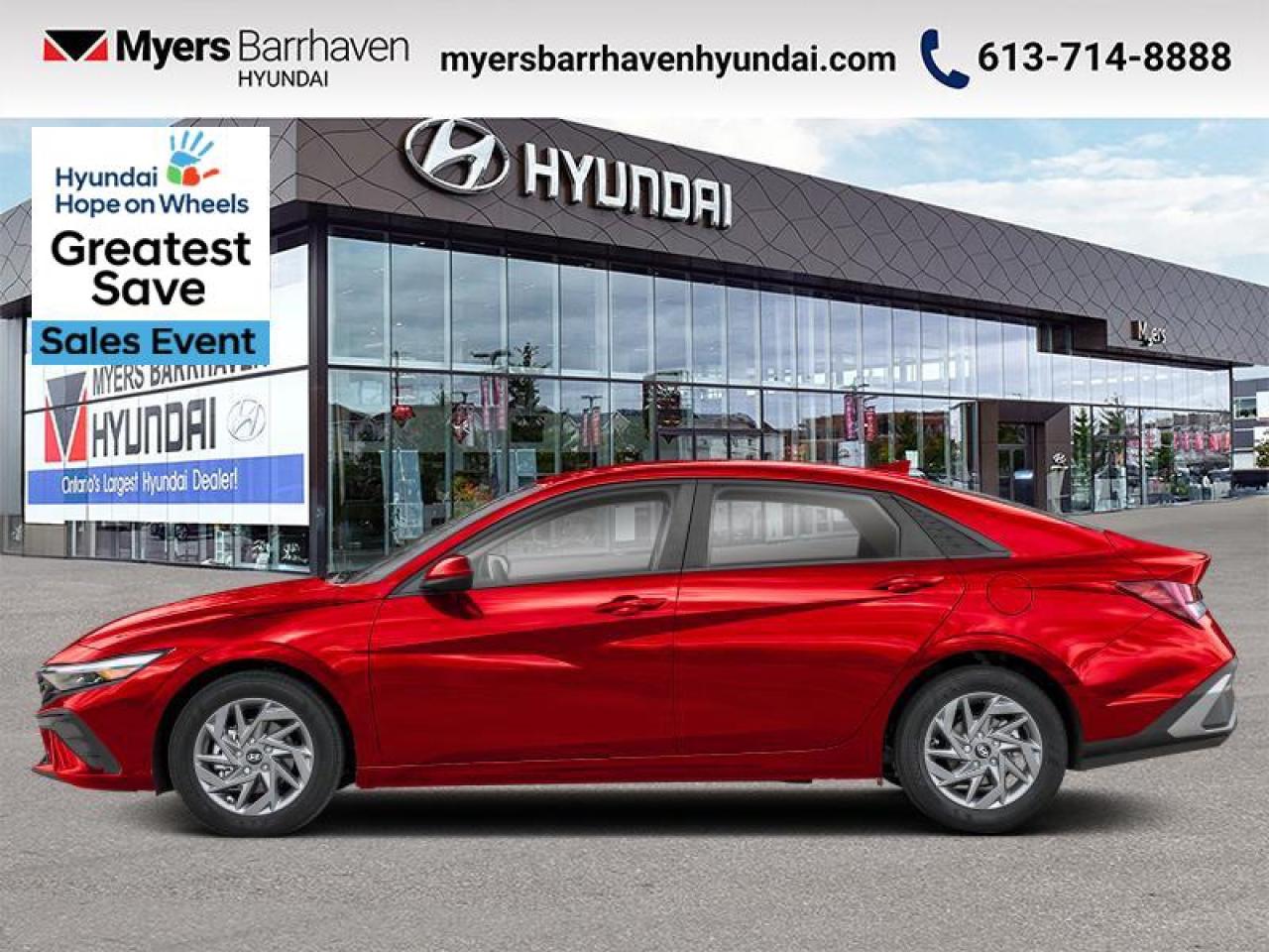 New 2025 Hyundai Elantra Preferred IVT w/Tech Pkg  - $206 B/W for sale in Nepean, ON
