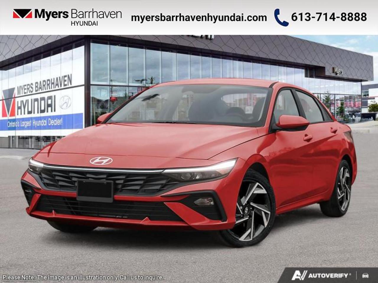 New 2025 Hyundai Elantra Preferred IVT w/Tech Pkg  - $206 B/W for sale in Nepean, ON