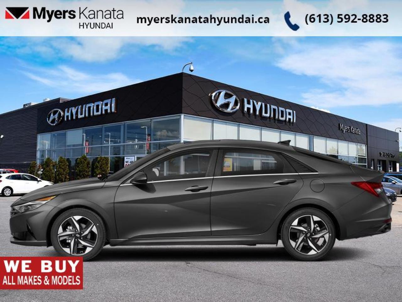 Used 2023 Hyundai Elantra Luxury w/Two-Tone  - Leather Seats for sale in Kanata, ON