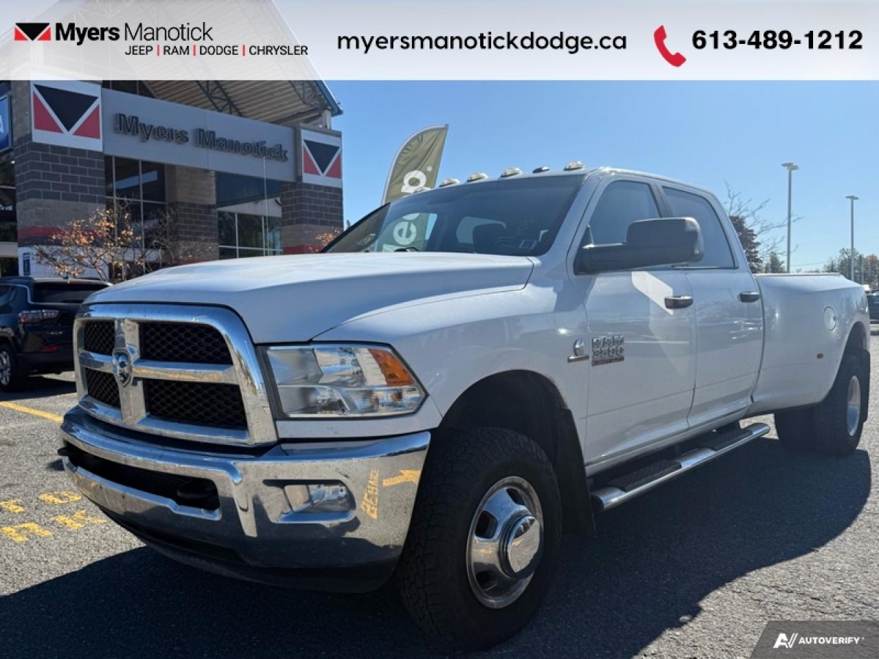 Used 2017 RAM 3500 SLT  - Chrome Wheels for sale in Ottawa, ON