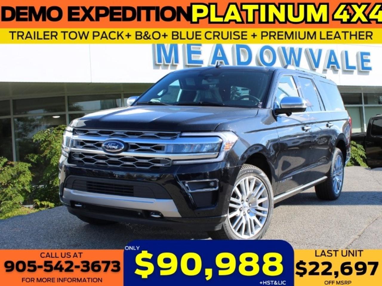 New 2024 Ford Expedition Platinum Max for sale in Mississauga, ON