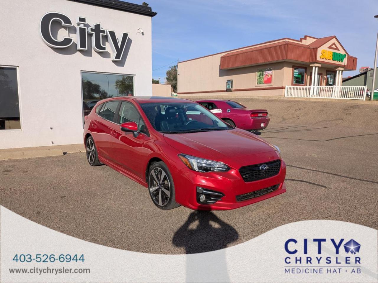Used 2019 Subaru Impreza 2.0i Sport-tech 5-door Auto w/EyeSight Pkg for sale in Medicine Hat, AB