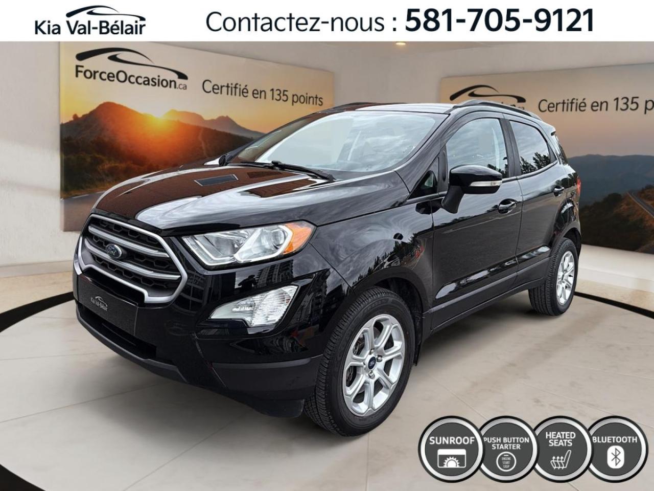 Used 2020 Ford EcoSport SE *FWD *TURBO *TOIT *CAMERA *CARPLAY *SIEGES CHAUFF for sale in Québec, QC