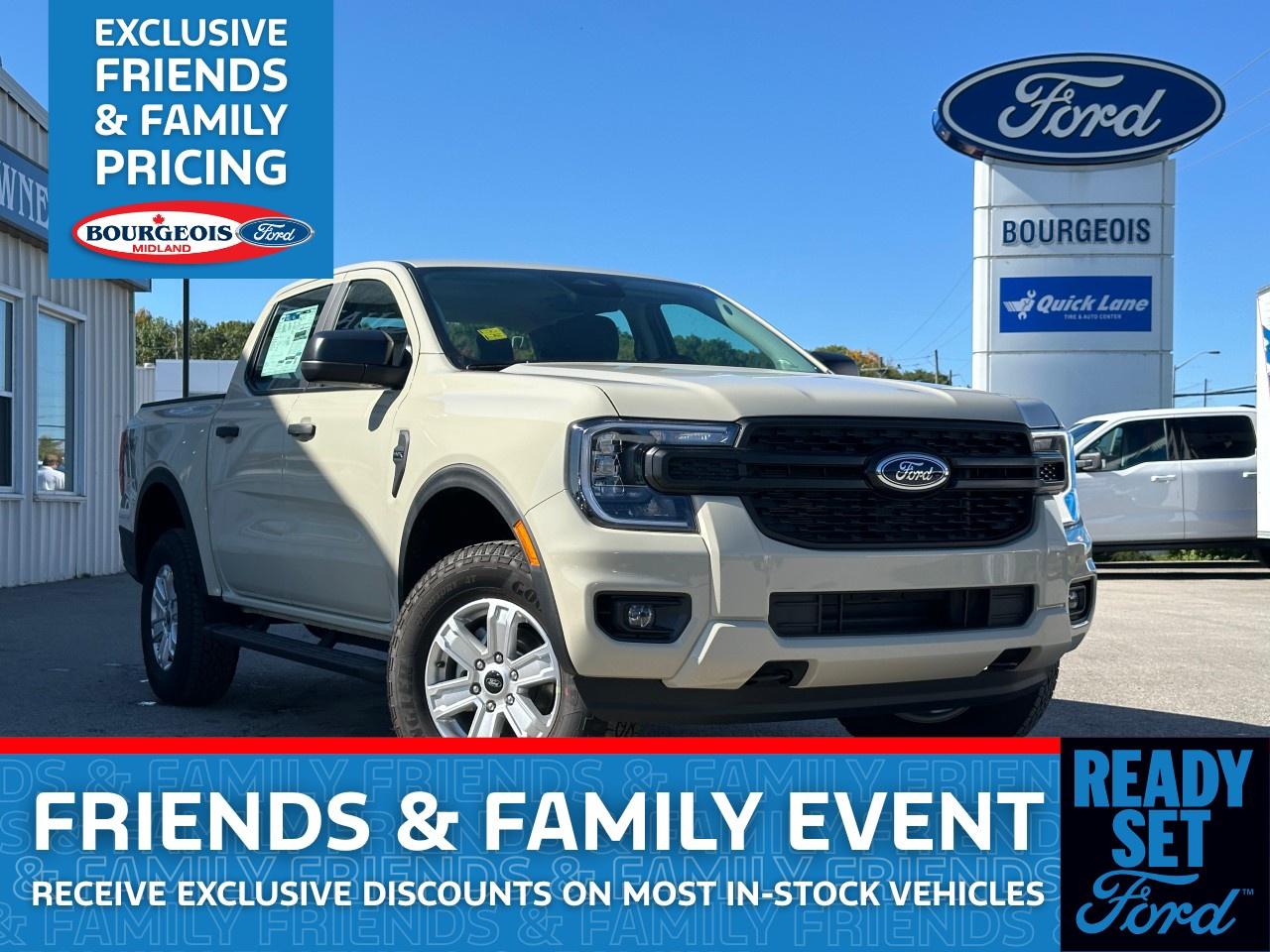 New 2025 Ford Ranger XL 4WD SuperCrew 5' Box for sale in Midland, ON