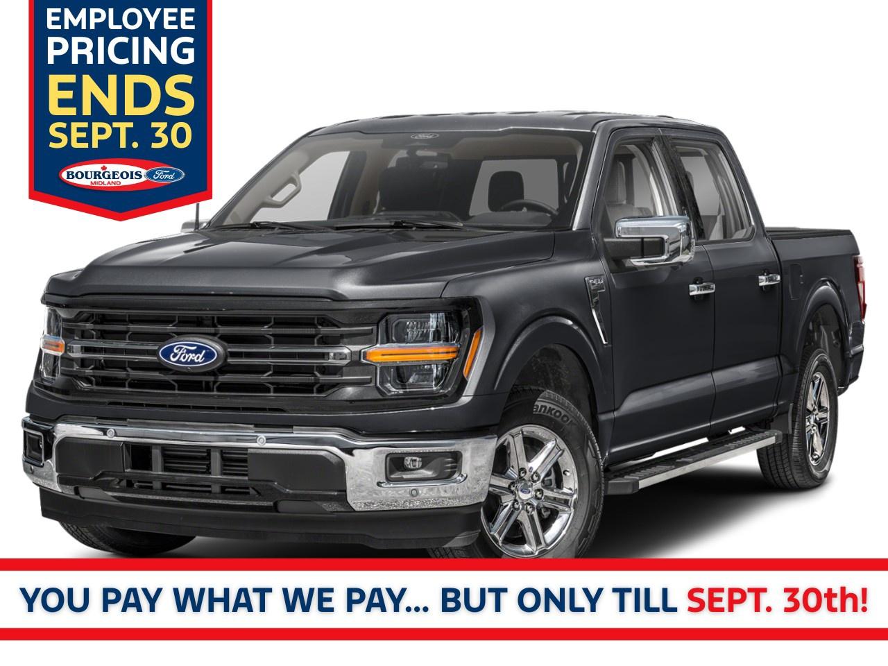 New 2025 Ford F-150 XLT 4WD SuperCrew 6.5' Box for sale in Midland, ON