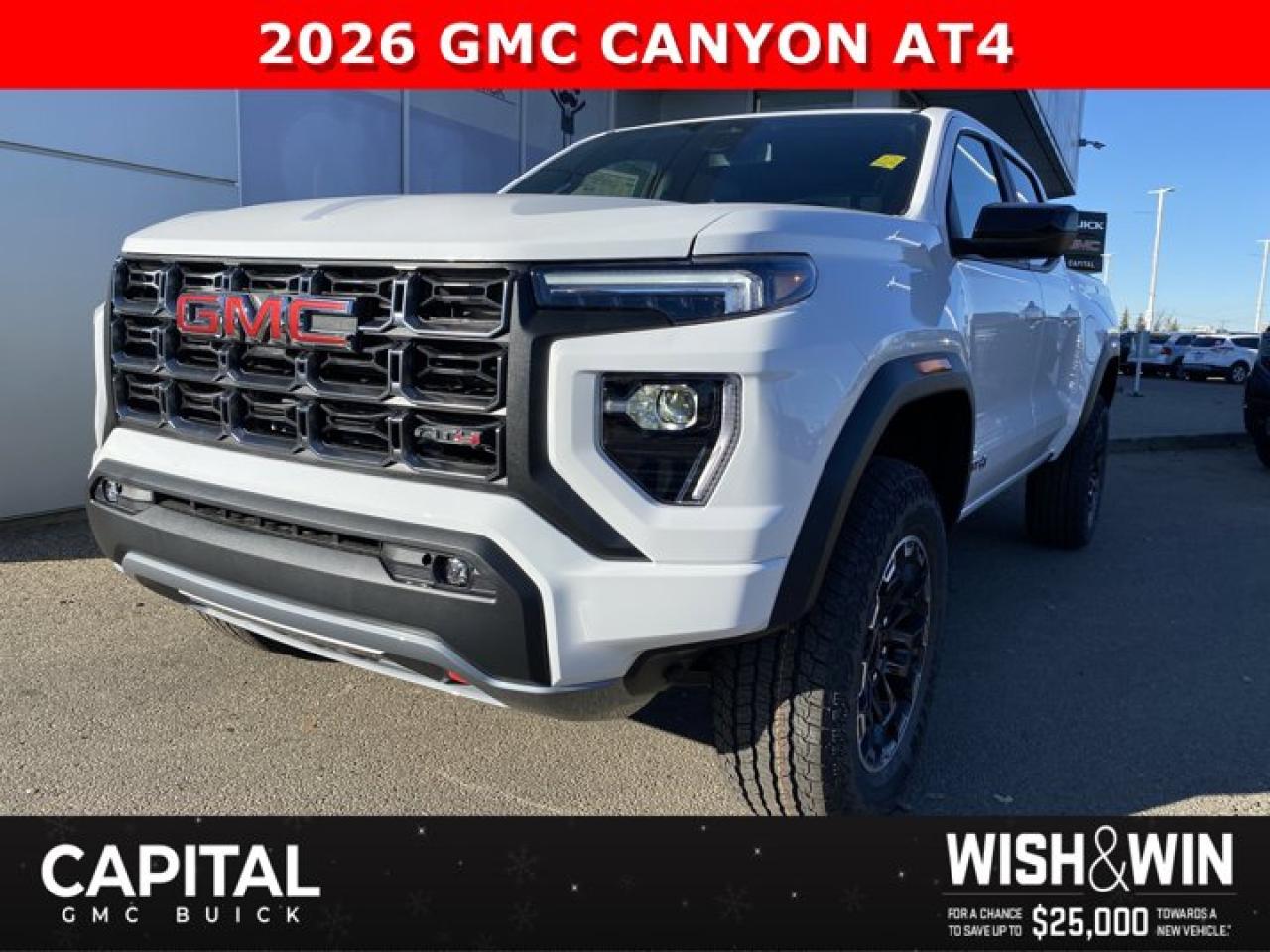 New 2026 GMC Canyon Crew Cab AT4 for sale in Edmonton, AB
