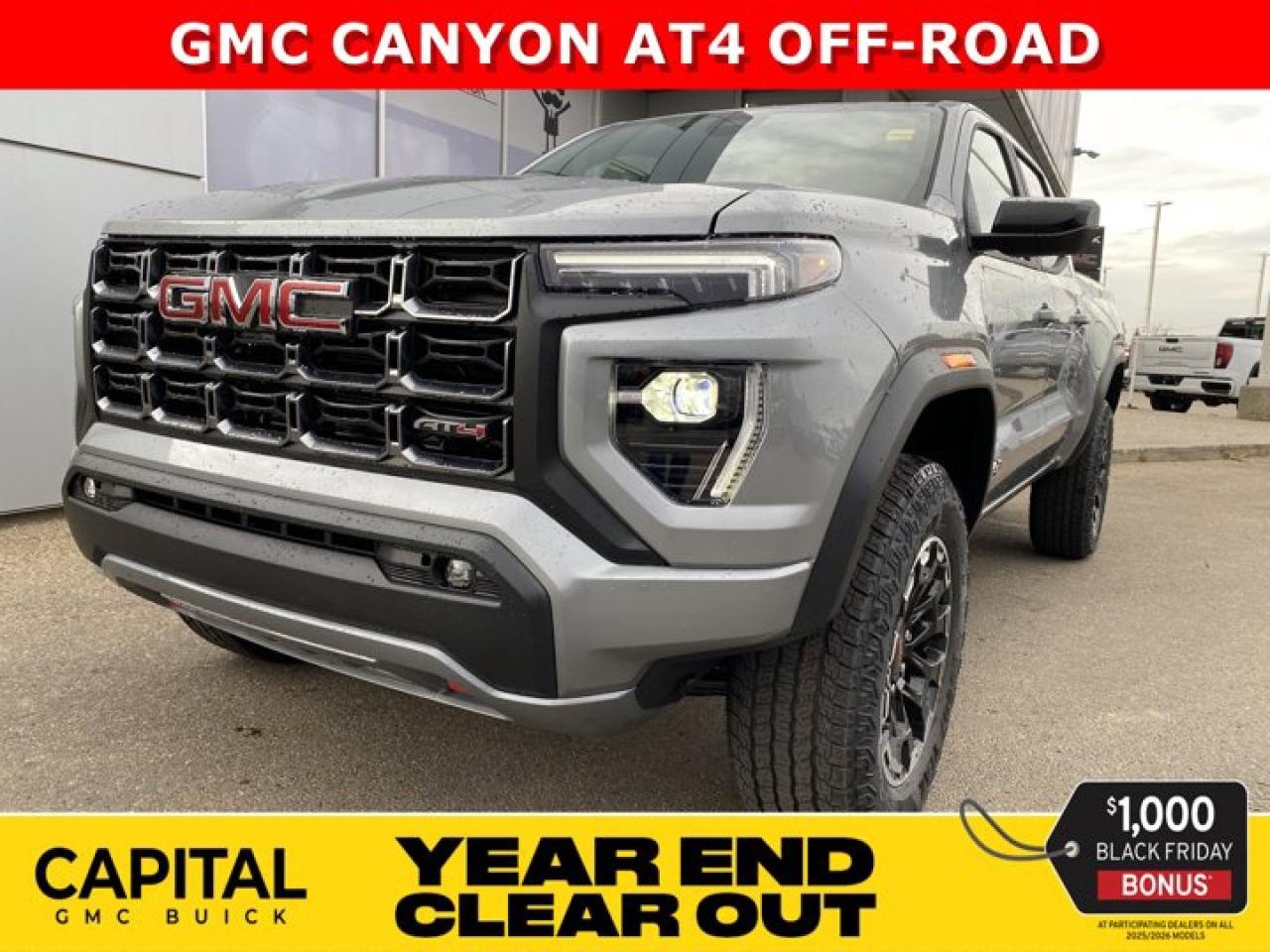 New 2026 GMC Canyon Crew Cab AT4 for sale in Edmonton, AB