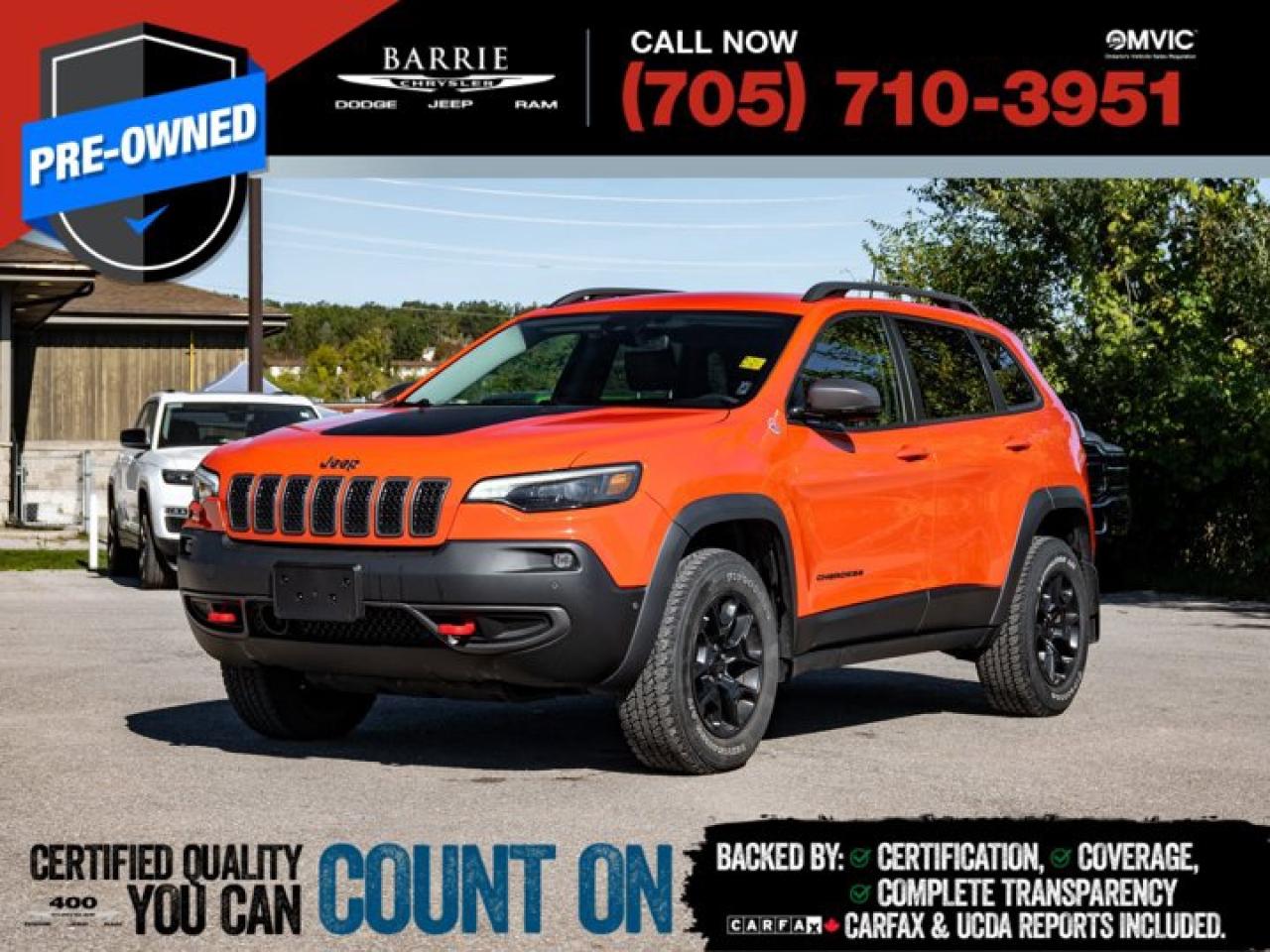 Used 2021 Jeep Cherokee Trailhawk for sale in Barrie, ON