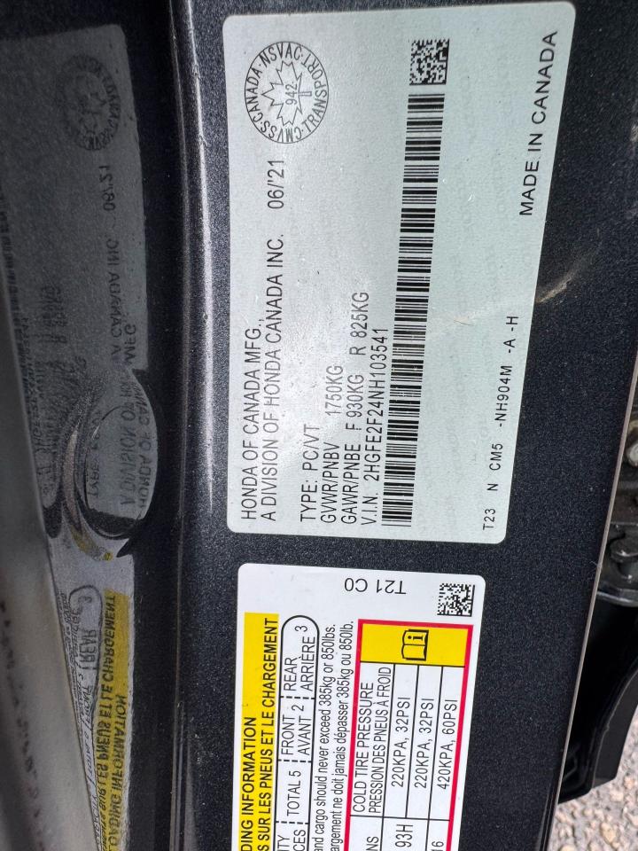 2022 Honda Civic LX, RIMS, APPLE CARPLAY, GREAT ON FUEL, CERTIFIED - Photo #17