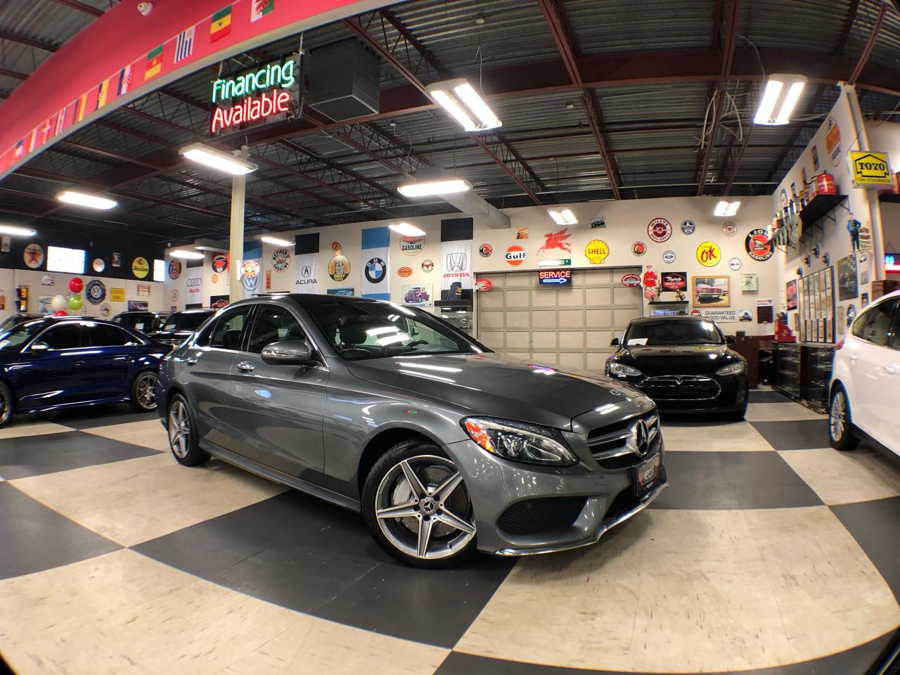 Used 2018 Mercedes-Benz C-Class C 300 AMG PKG 4MATIC LEATHER PAN/ROOF NAVI CAMERA for sale in North York, ON