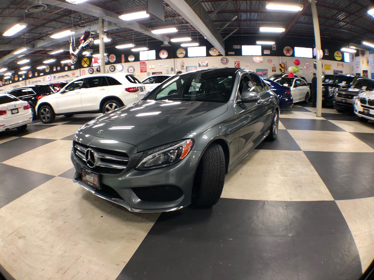 2018 Mercedes-Benz C-Class C 300 AMG PKG 4MATIC LEATHER PAN/ROOF NAVI CAMERA Photo2