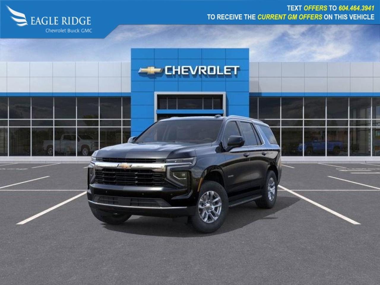 New 2026 Chevrolet Tahoe LS a 17.7-inch diagonal center touchscreen display, new grilles and fascias, updated exterior lighting, and multiple camera views for sale in Coquitlam, BC