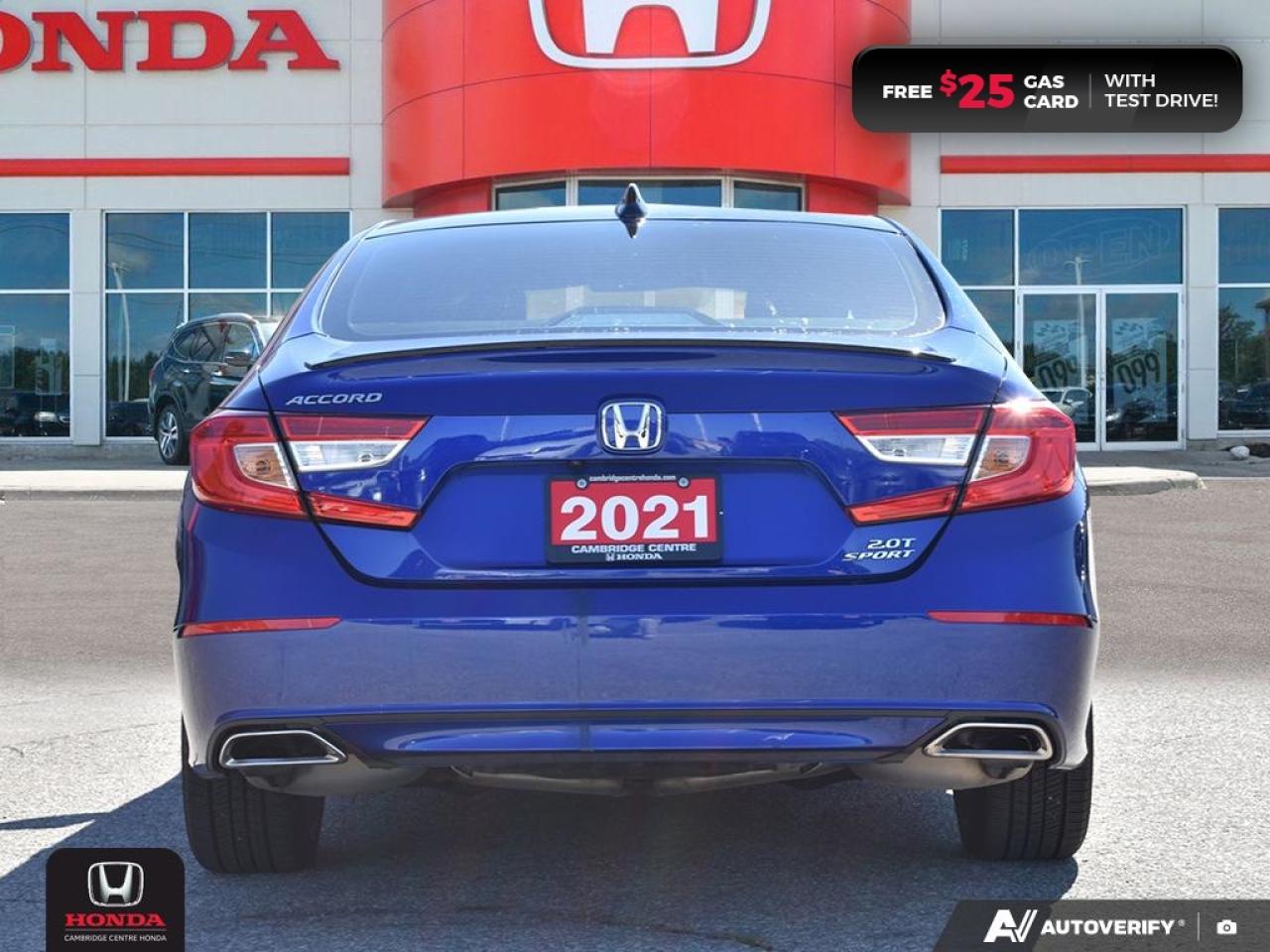 2021 Honda Accord Sport 2.0T HONDA SENSING TECHNOLOGIES | REARVIEW CAMERA | APPLE CARPLAY™/ANDROID AUTO™ Photo4