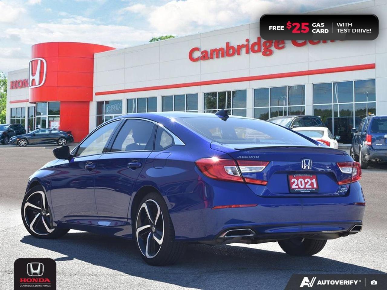 2021 Honda Accord Sport 2.0T HONDA SENSING TECHNOLOGIES | REARVIEW CAMERA | APPLE CARPLAY™/ANDROID AUTO™ Photo3