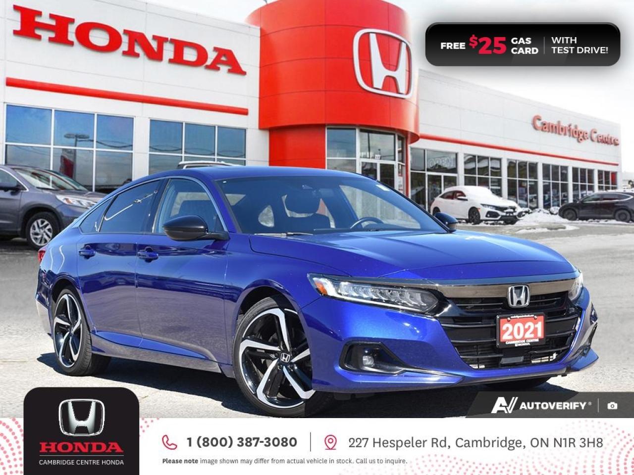 2021 Honda Accord Sport 2.0T HONDA SENSING TECHNOLOGIES | REARVIEW CAMERA | APPLE CARPLAY™/ANDROID AUTO™ Photo0