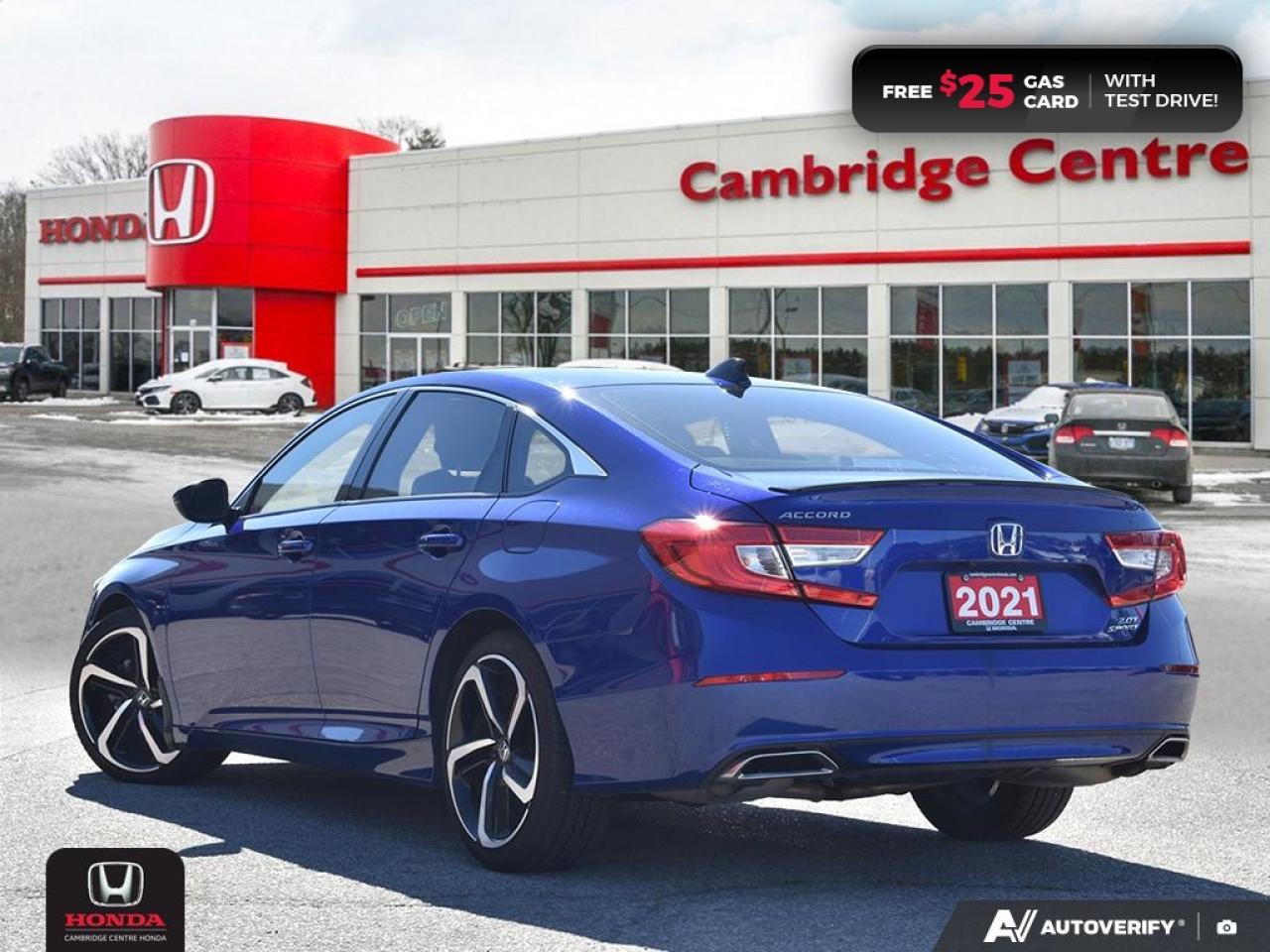 2021 Honda Accord Sport 2.0T HONDA SENSING TECHNOLOGIES | REARVIEW CAMERA | APPLE CARPLAY™/ANDROID AUTO™ Photo