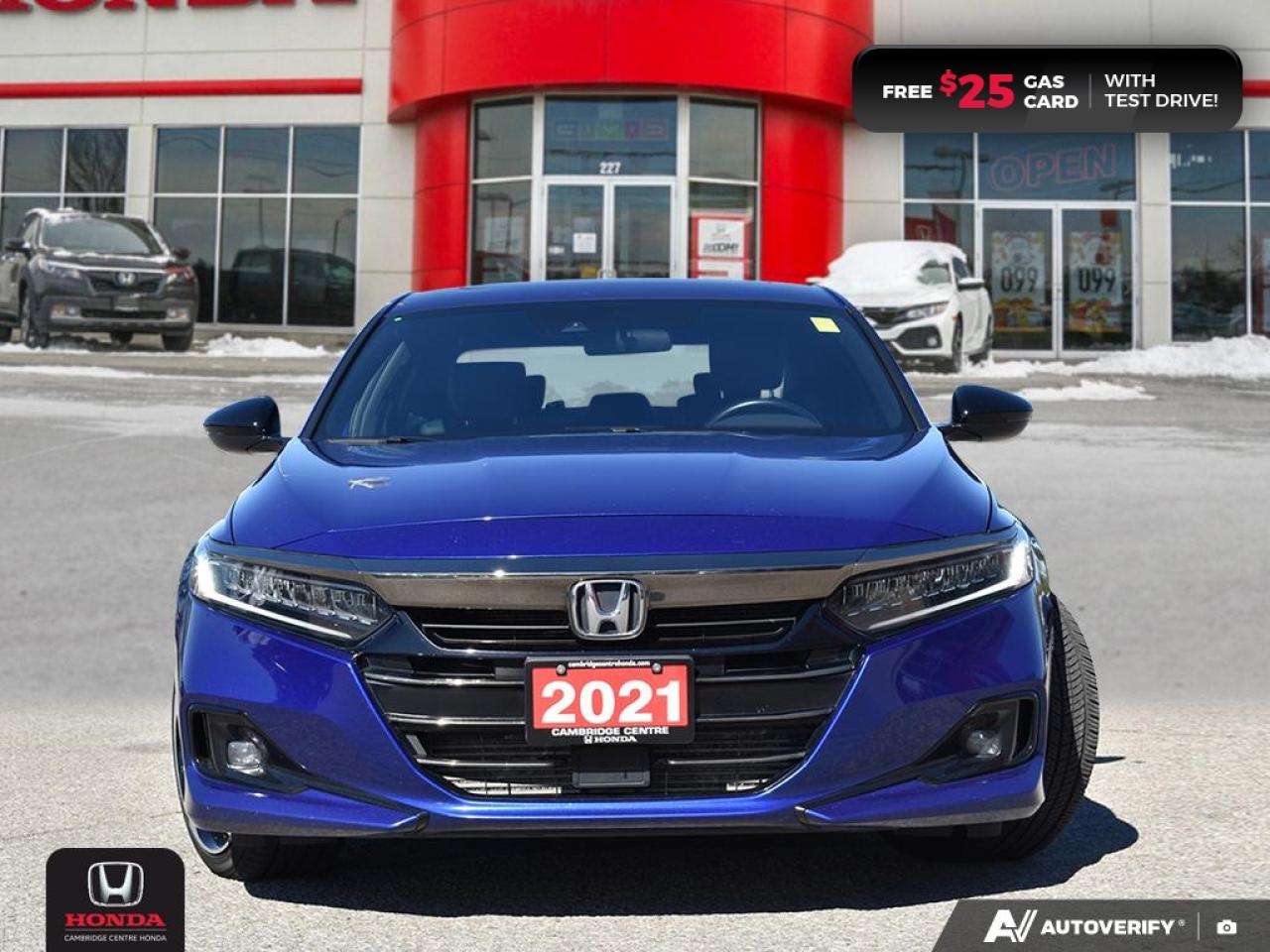 2021 Honda Accord Sport 2.0T HONDA SENSING TECHNOLOGIES | REARVIEW CAMERA | APPLE CARPLAY™/ANDROID AUTO™ Photo