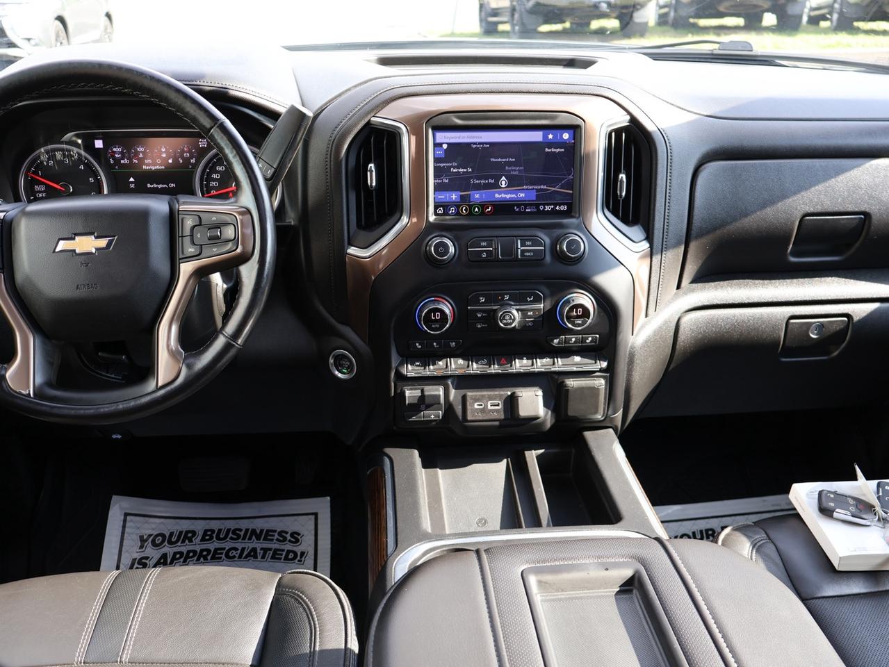 2020 Chevrolet Silverado 1500 HIGH COUNTRY CREW 4WD CERTIFIED DIESEL *CHEVY MAINTAIN* CAMERA NAV BLUETOOTH LEATHER HEATED SEATS SUNROOF CRUISE ALLOYS Photo