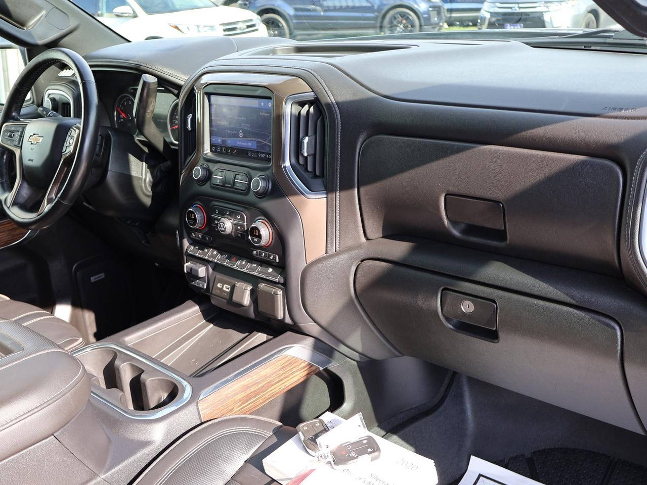 2020 Chevrolet Silverado 1500 HIGH COUNTRY CREW 4WD CERTIFIED DIESEL *CHEVY MAINTAIN* CAMERA NAV BLUETOOTH LEATHER HEATED SEATS SUNROOF CRUISE ALLOYS Photo