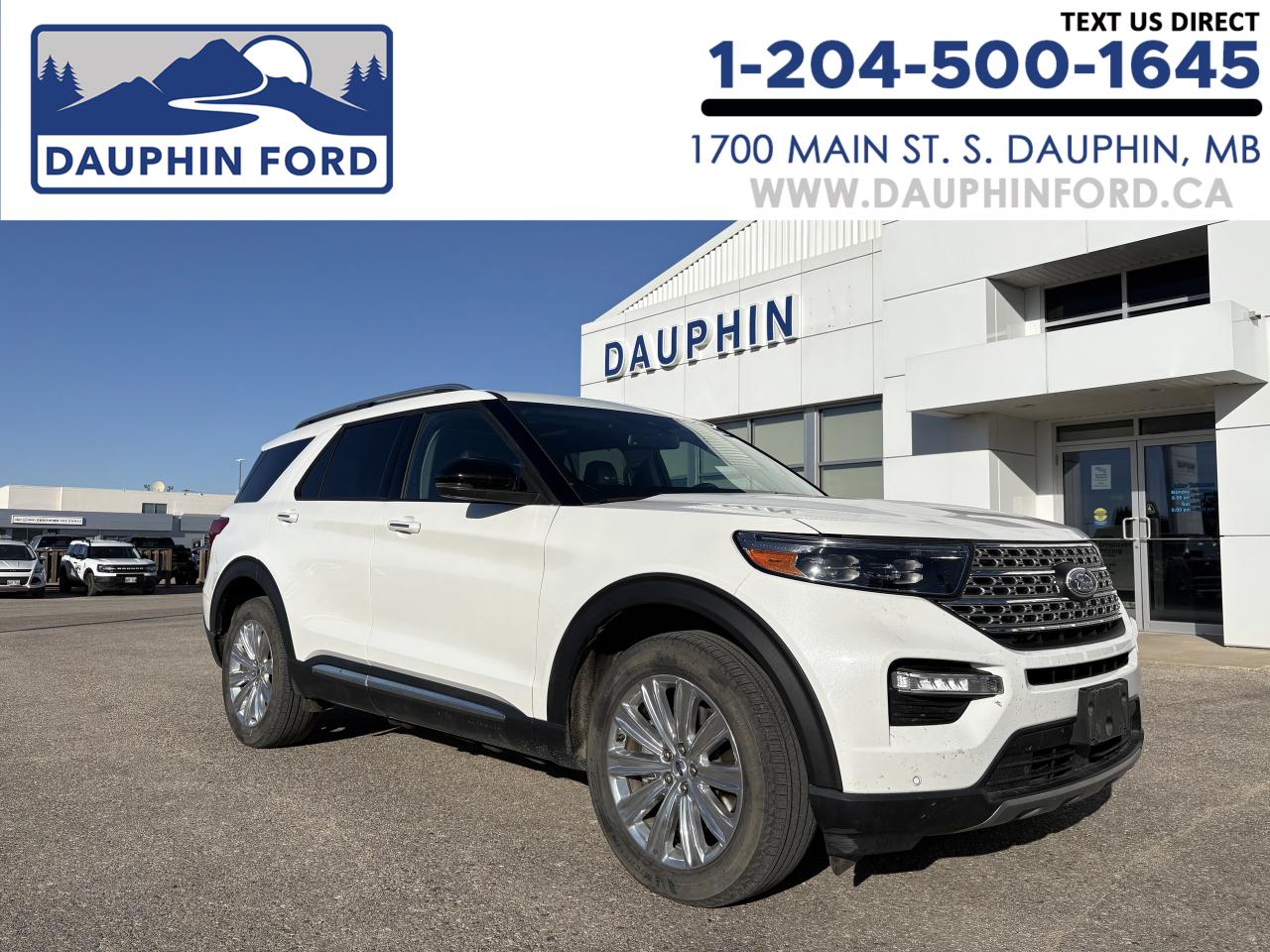 Used 2022 Ford Explorer LIMITED for sale in Dauphin, MB