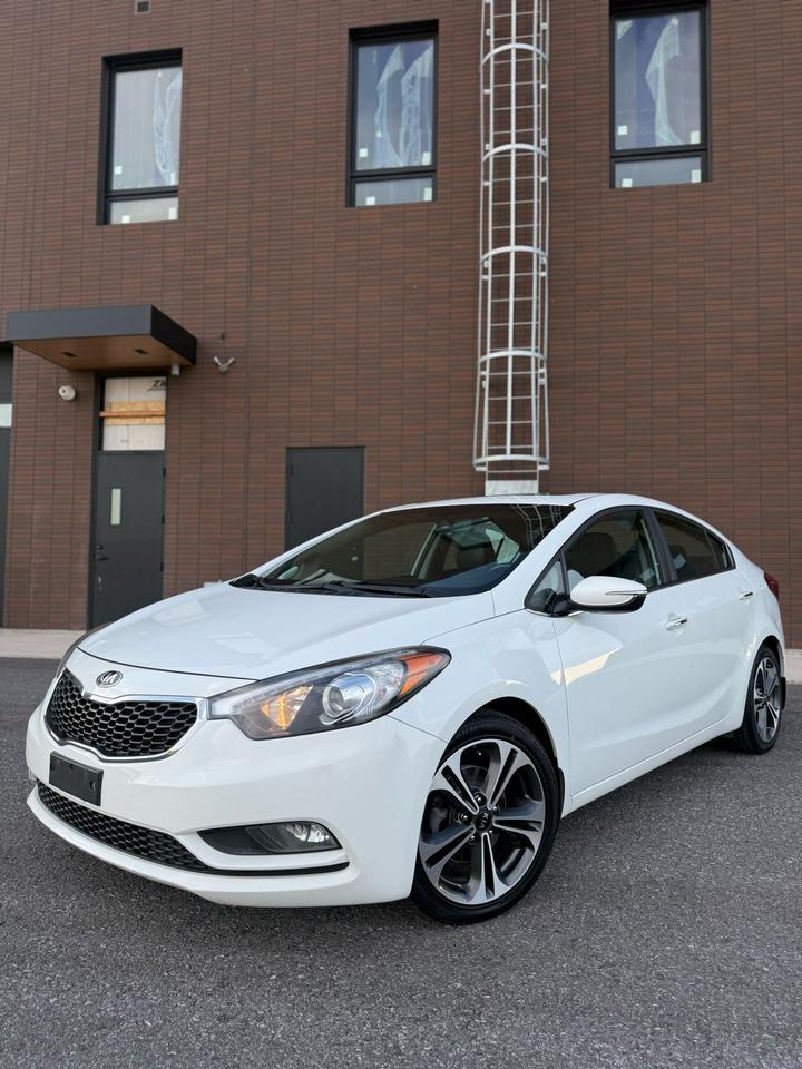 <div>*PLEASE NOTE WE OPERATE BY APPOINTMENT ONLY - CALL OR TEXT&nbsp;<span style=font-size: 1em;>2️⃣8️⃣9️⃣-4️⃣0️⃣7️⃣-3️⃣0️⃣0️⃣2️⃣ANYTIME TO SCHEDULE AN APPOINTMENT*</span></div><div><span style=font-size: 1em;><br></span></div><div><div>
Marlin Motors Limited is proud to offer this 2015 Kia Forte SX for sale! 

All vehicles are sold ready to go!&nbsp;</div><div><span style=font-size: 1em;><br></span></div><div><span style=font-size: 1em;>This Forte is a fine example of a fuel efficient vehicle paired with all the options & features. Brand new set of tires, brakes, fresh oil change & professional detail. This particular vehicle includes a set of snow tires on rims!&nbsp;</span></div><div><br></div><div>&nbsp;Featured Options Include:&nbsp;</div><div>&nbsp;Leather Seats&nbsp;</div><div>Heated Steering Wheel&nbsp;</div><div>Heated/Cooled Seats&nbsp;</div><div>Factory Navigation System&nbsp;</div><div>Sunroof&nbsp;</div><div>LED Headlights&nbsp;</div><div>&nbsp;$8599 + HST/Licensing</div><div><br></div><div>&nbsp;Price Includes Safety & Carfax</div><div><br></div><div>&nbsp;For Sale by Licensed OMVIC Dealer - Buy with Confidence!&nbsp;</div><div><br></div><div>Visit our website - marlinmotorsltd.com&nbsp;</div><div><br></div><div><br></div><div>&nbsp;*PLEASE NOTE WE OPERATE BY APPOINTMENT ONLY - CALL OR TEXT 2️⃣8️⃣9️⃣-4️⃣0️⃣7️⃣-3️⃣0️⃣0️⃣2️⃣ANYTIME TO SCHEDULE AN APPOINTMENT* &nbsp;&nbsp;</div></div>