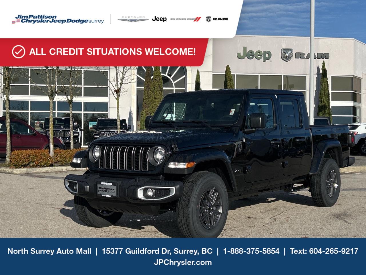 New 2026 Jeep Gladiator Sport S for sale in Surrey, BC