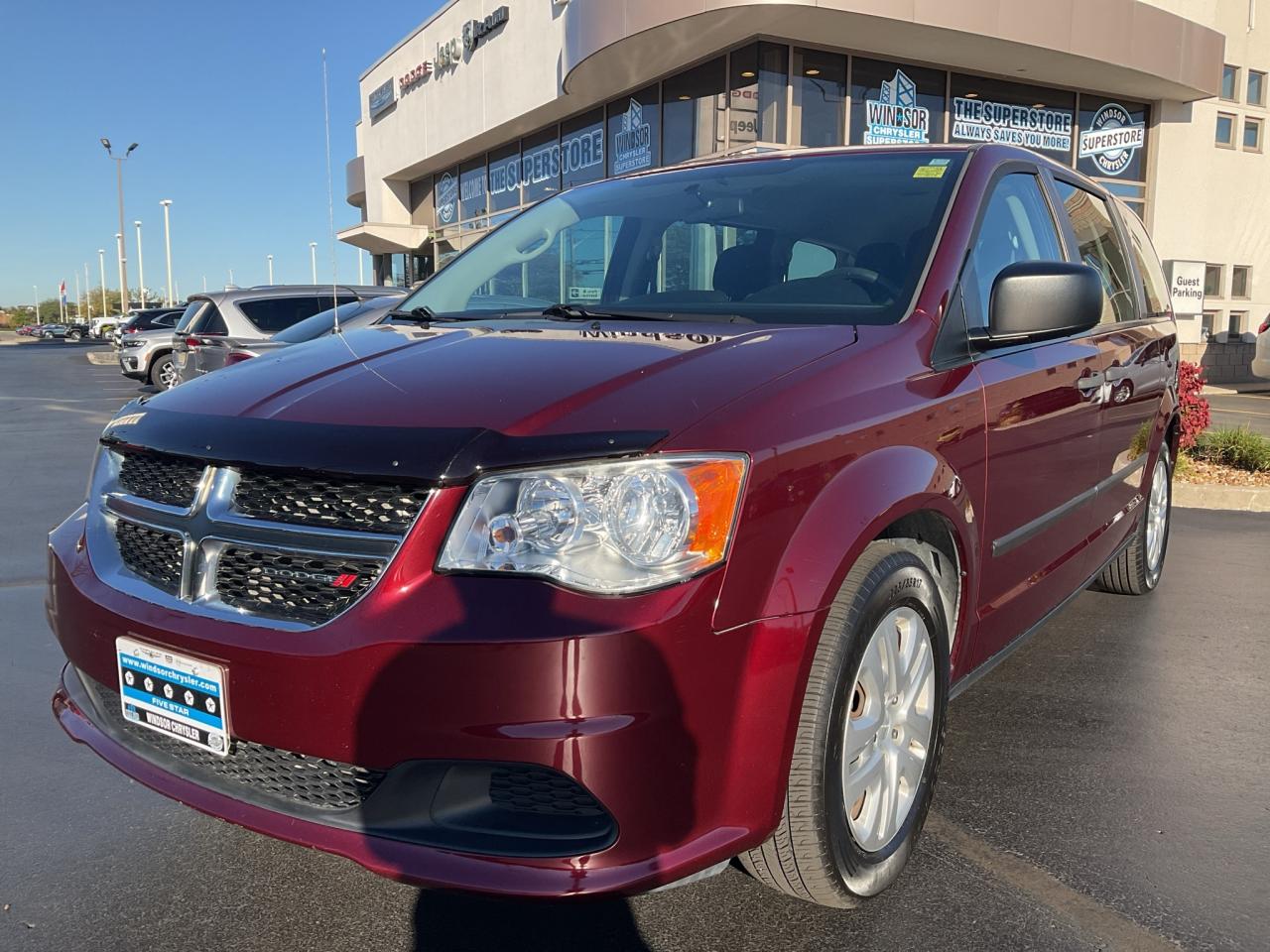Used 2017 Dodge Grand Caravan CANADIAN VALUE PKG / REAR STOnGO / CLEAN CARFAX for sale in Windsor, ON