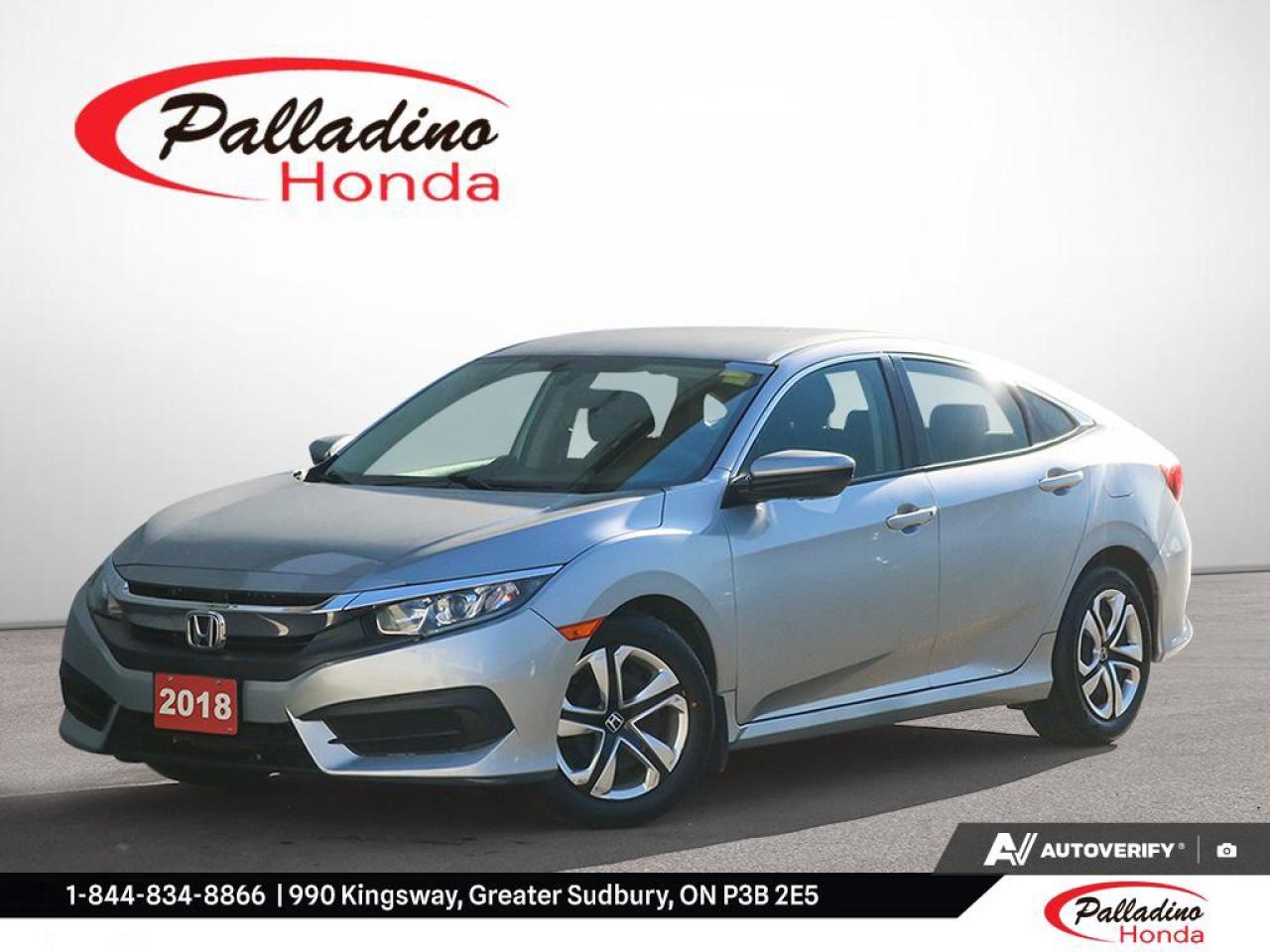 Used 2018 Honda Civic SEDAN LX for sale in Greater Sudbury, ON