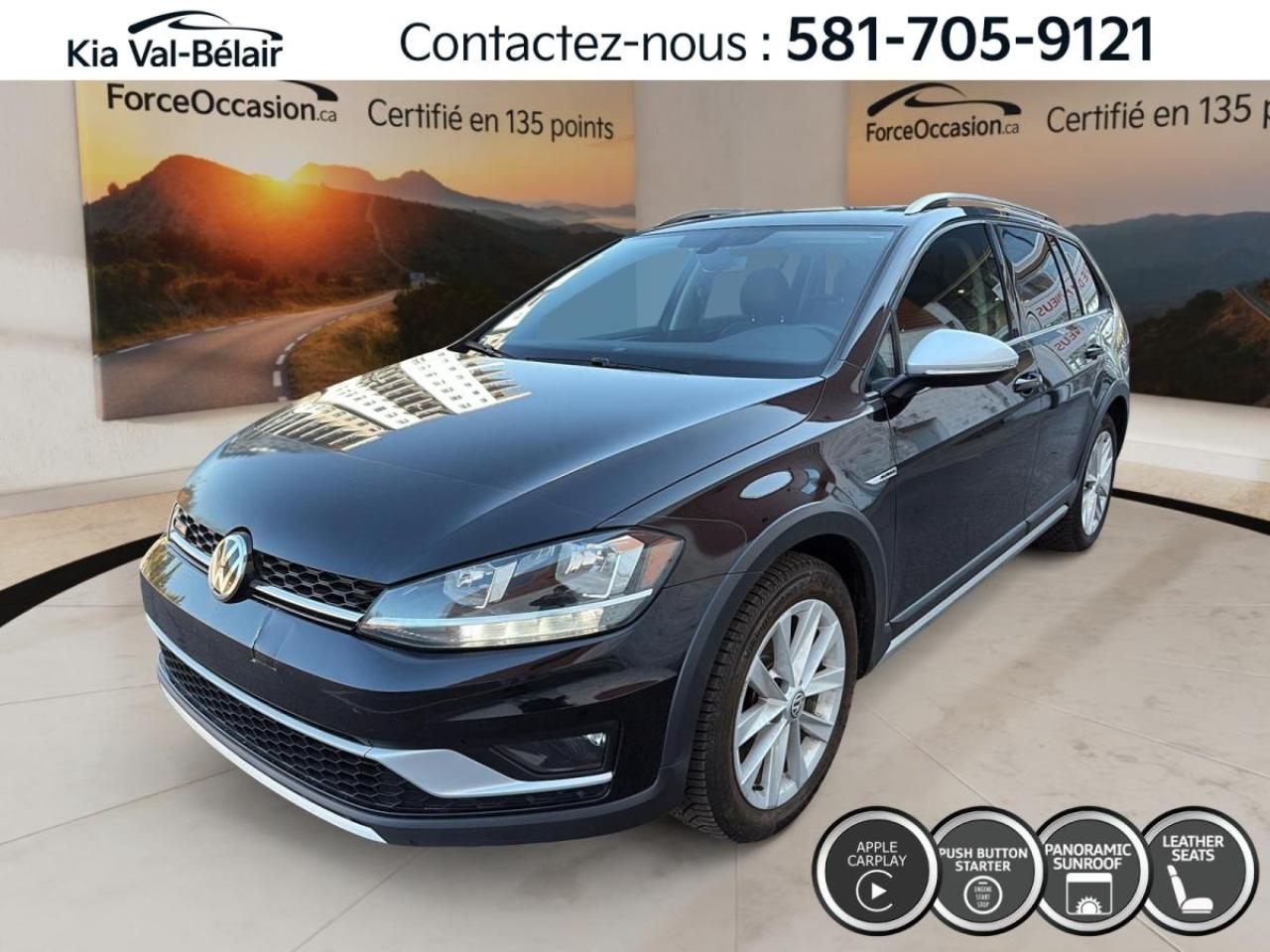 Used 2019 Volkswagen Golf Alltrack EXECLINE *AWD *TURBO *TOIT *CUIR *CARPLAY *SIEGES CHAUFF for sale in Québec, QC