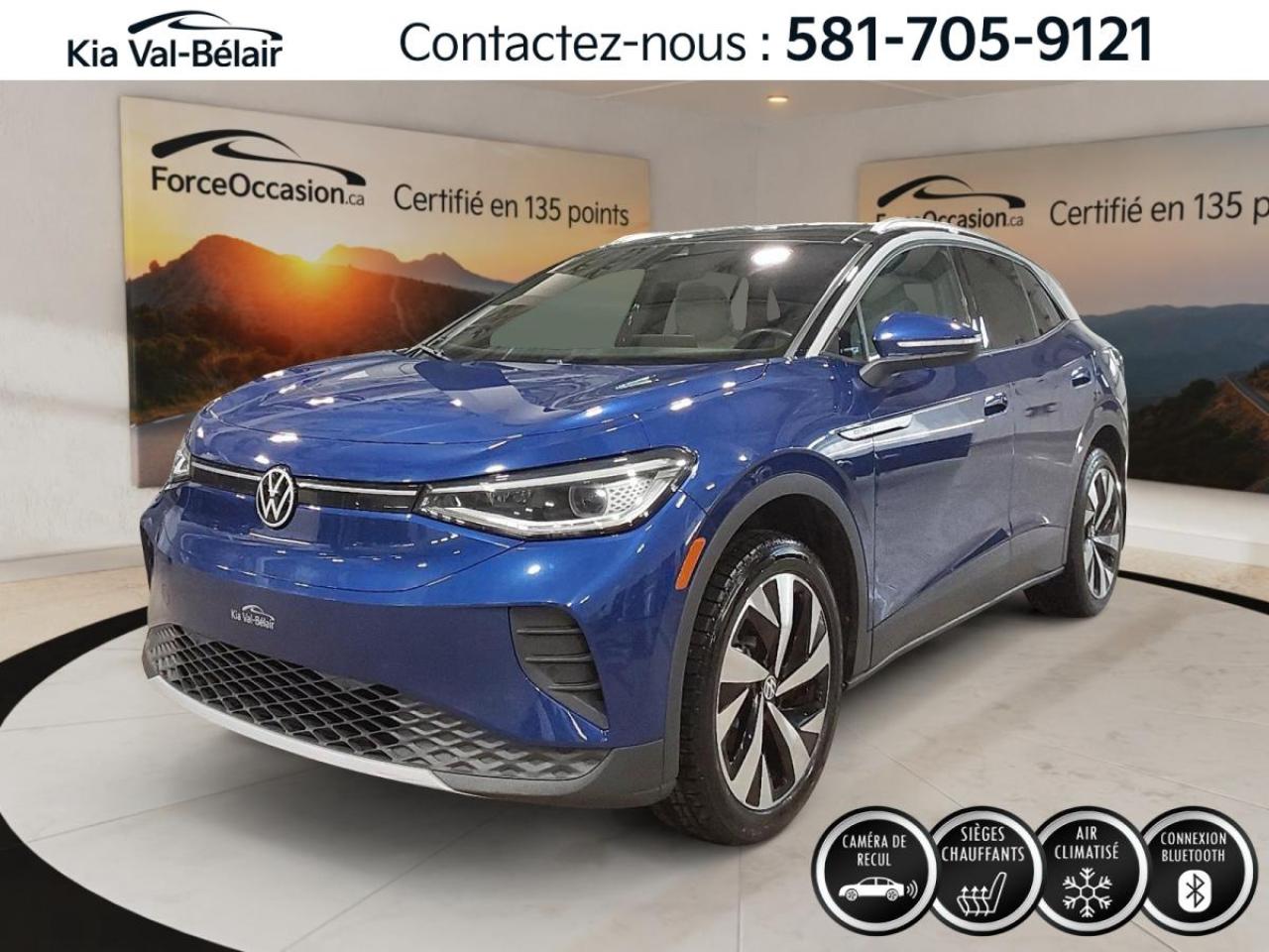 Used 2022 Volkswagen ID.4 PRO S *EV *AWD *295HP *CAMERA *CARPLAY *SIEGES/VOLANT CHAUFF for sale in Québec, QC