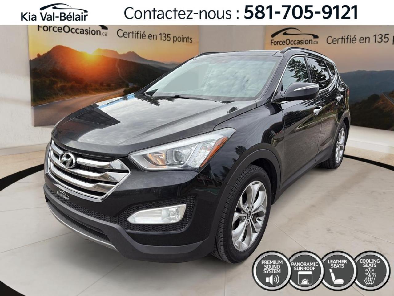 Used 2016 Hyundai Santa Fe Sport LIMITED *AWD *TURBO *265HP *GPS *CUIR *TOIT *SIEGES VENTILES for sale in Québec, QC