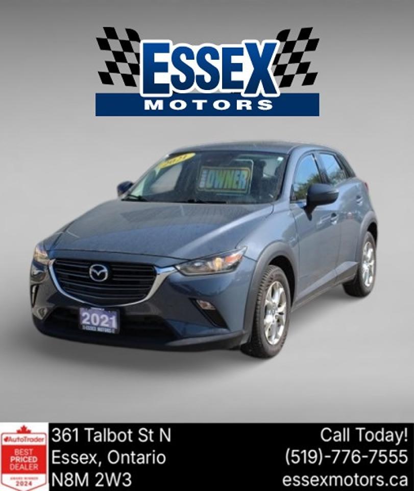 2021 Mazda CX-3 GS*Low Ks*AWD*Heated Leather*Sun Roof*CarPlay Photo