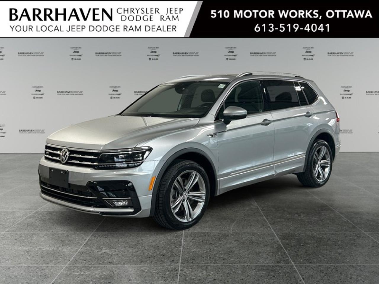 Used 2019 Volkswagen Tiguan Highline R-Line 4MOTION | Ultra Ultra Low KM's for sale in Ottawa, ON