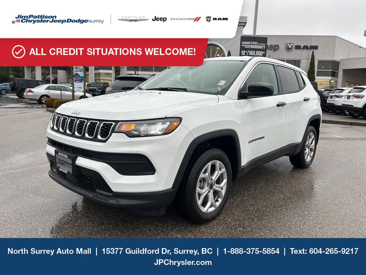 Jim Pattison Chrysler Jeep Dodge is ready to help you find your perfect vehicle. Our team of highly-experienced pros will provide you with the highest level of customer care and we are proud to offer online shopping from the comfort of your home with the new Pick, Price, Purchase Program. Browse our inventory online, create a personal account to track the vehicles you&rsquo;re interested in and the payment options that work best for you. Simple as that! And we will be here to answer all your questions. Visit our website, send us an email or give us a call today and let us get to work for you! -	Price includes freight & PDI, documentation fee ($895), dealer preparation fee ($495), A/C levy ($100), tire levy (up to $32.50), and VSA transaction levy ($10). Finance/lease placement fee ($595) if applicable, GST and PST are additional. Dealer-installed accessories are included, if applicable. Rebates applied after taxes. Rebates applied after taxes. D#30394