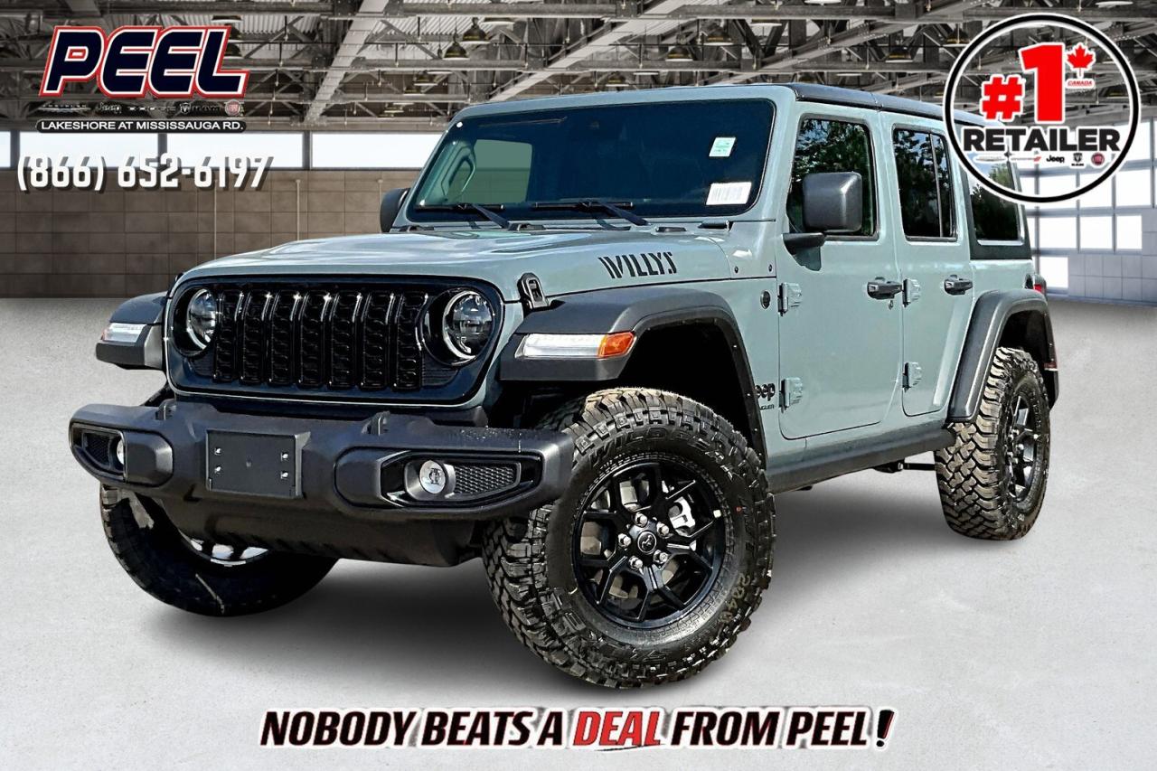 New 2026 Jeep Wrangler Willys 4 Door 4x4 for sale in Mississauga, ON