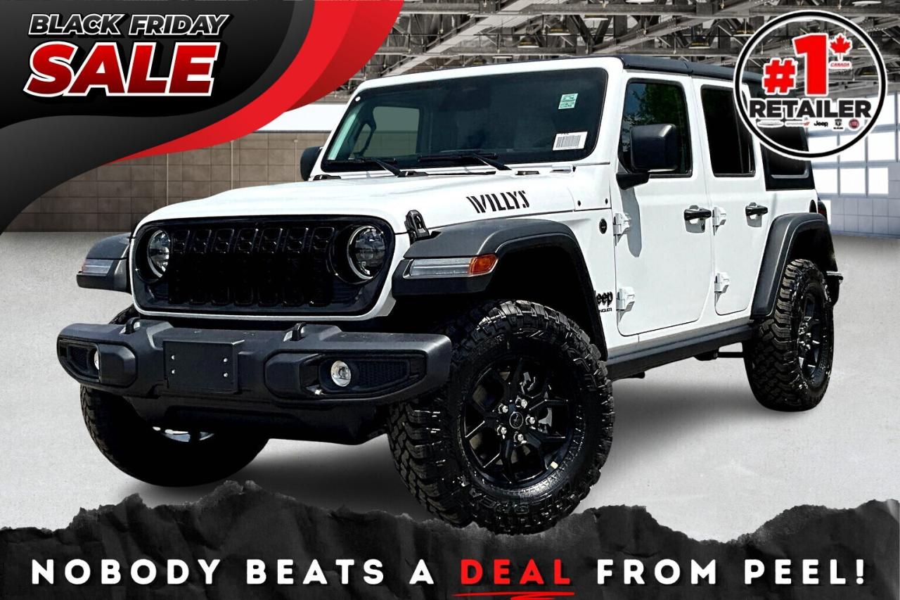 New 2026 Jeep Wrangler WILLYS 4DR | Leather | Tech & Safety & Conv Grp for sale in Mississauga, ON
