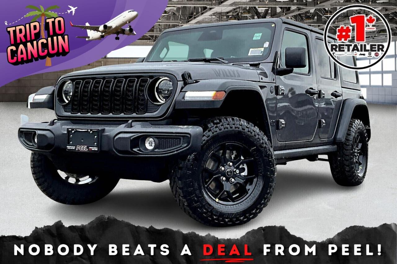 2026 Jeep Wrangler WILLYS | Leather | Tech & Conv & Safety Grp | 4x4 Photo0