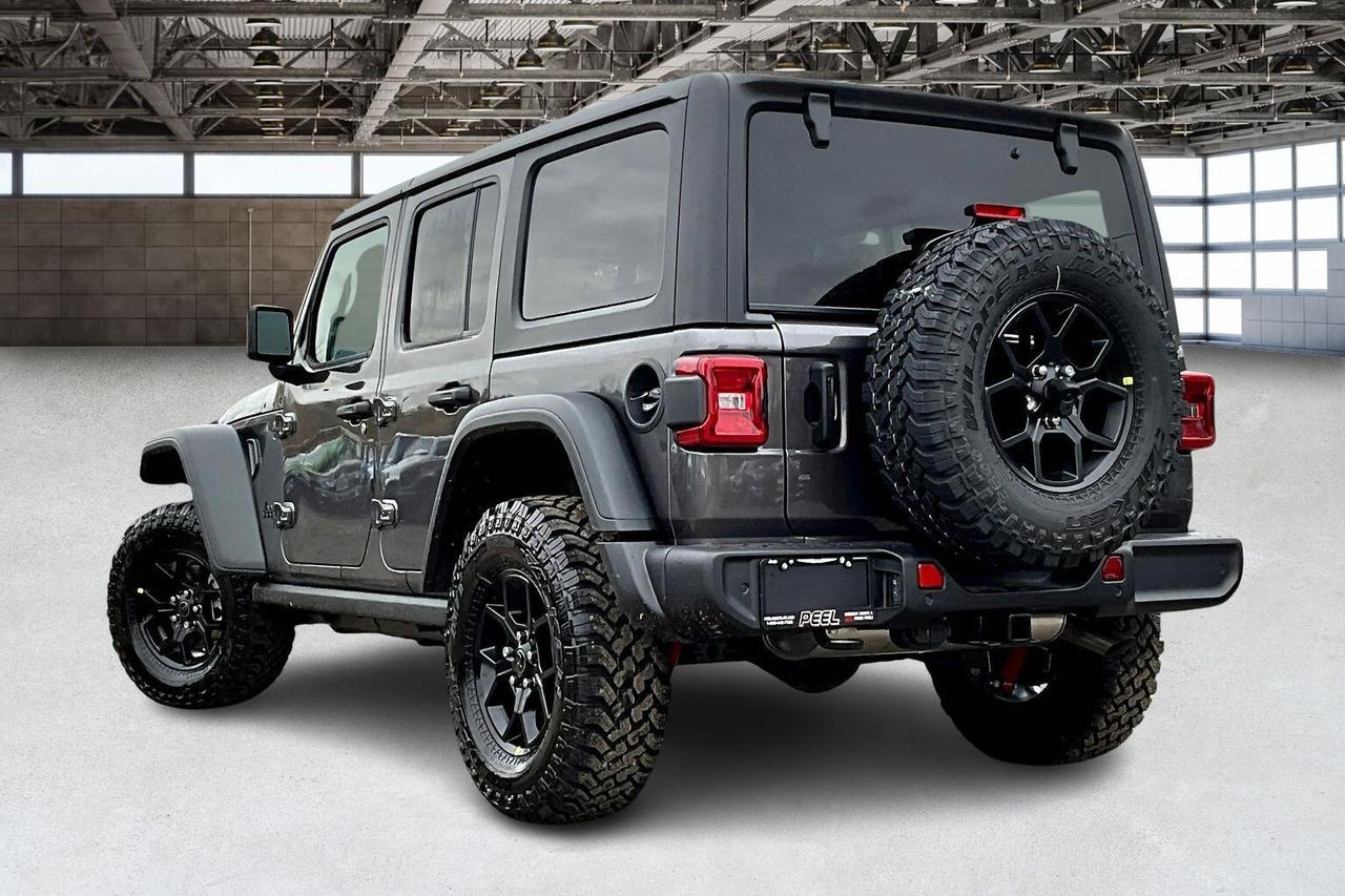 2026 Jeep Wrangler WILLYS | Leather | Tech & Conv & Safety Grp | 4x4 Photo2