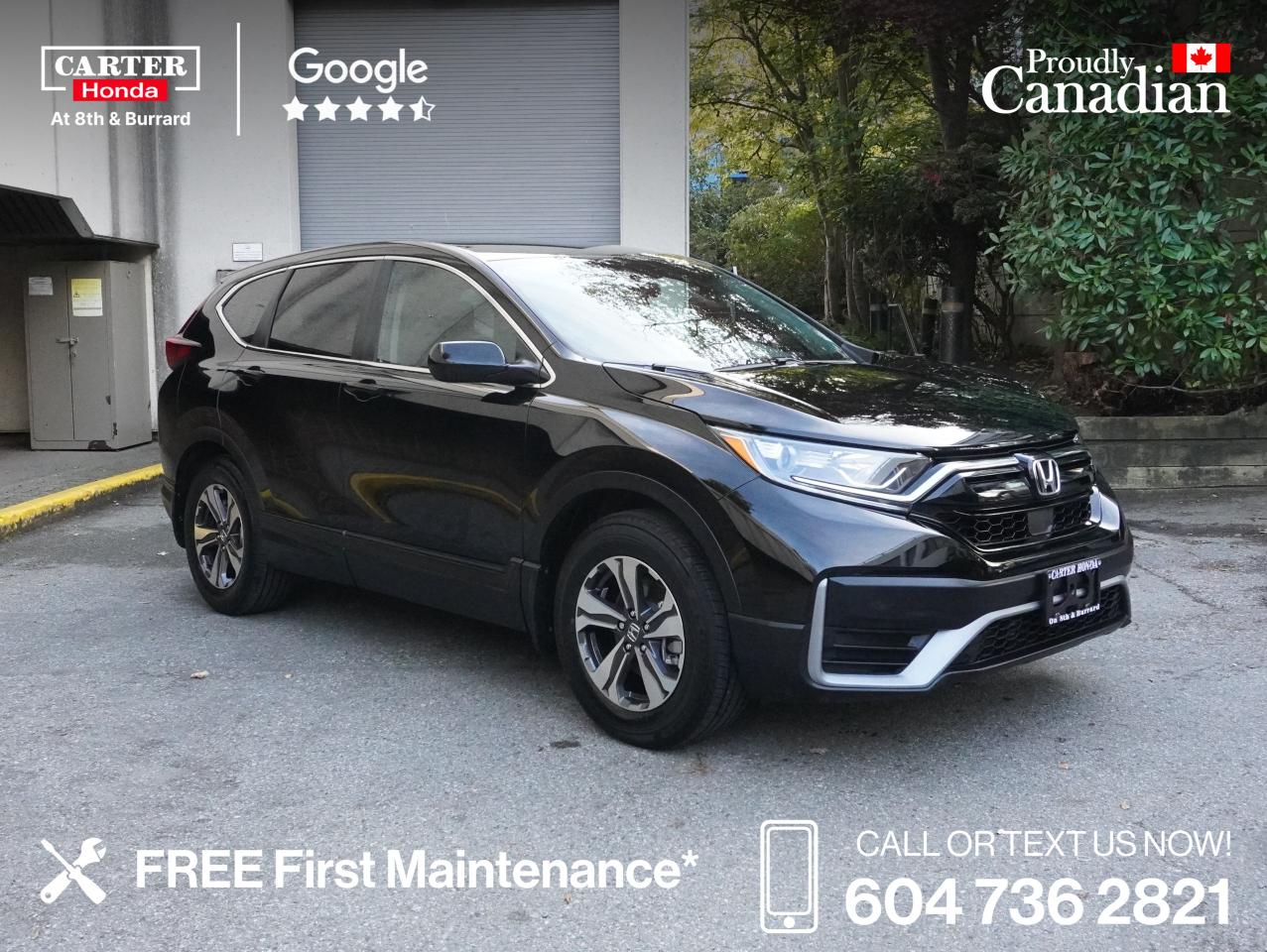 Used 2021 Honda CR-V LX 2WD apple/android, collision mitigation, alloys for sale in Vancouver, BC